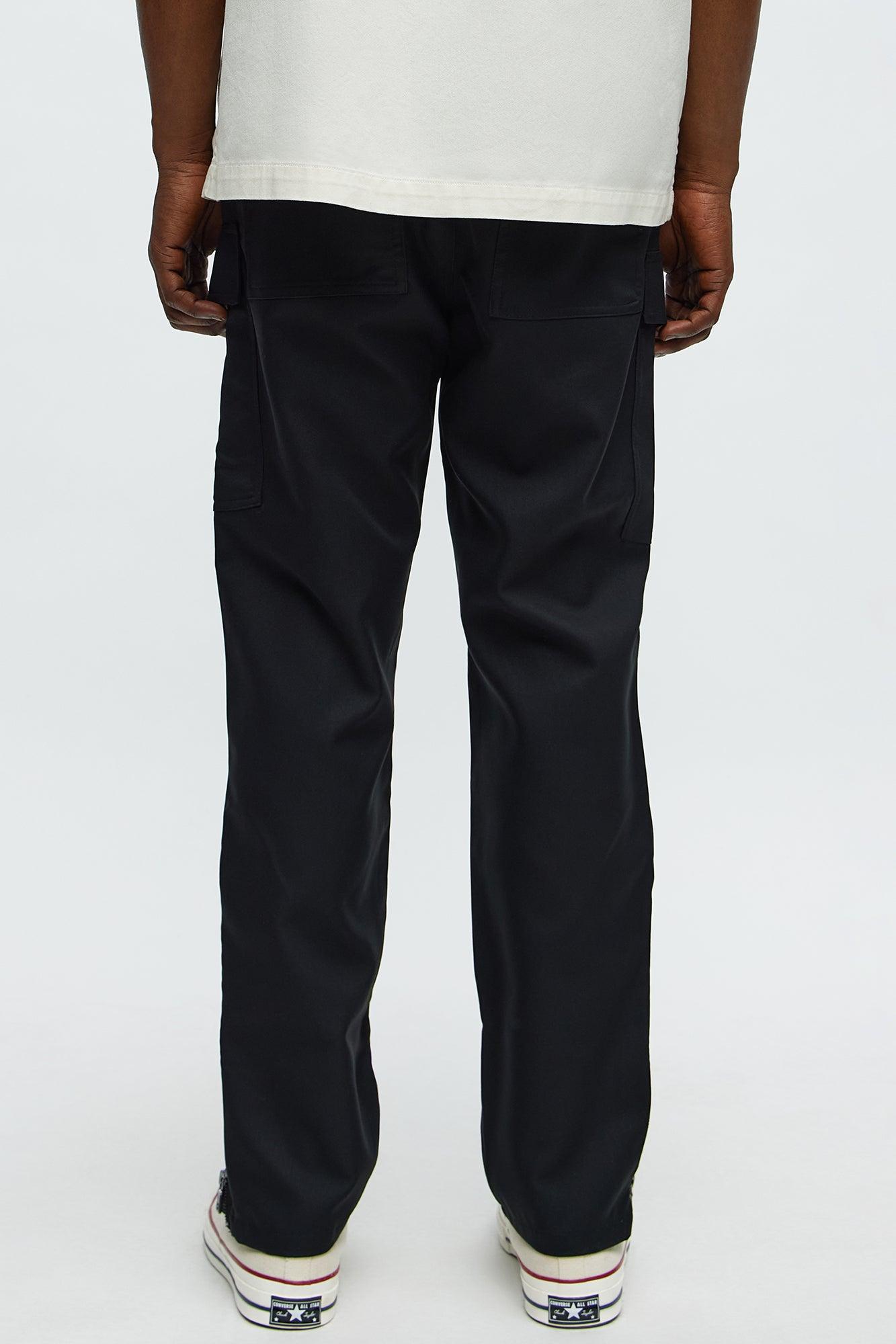 Slim Convertible Cargo Pants - Black Product Image
