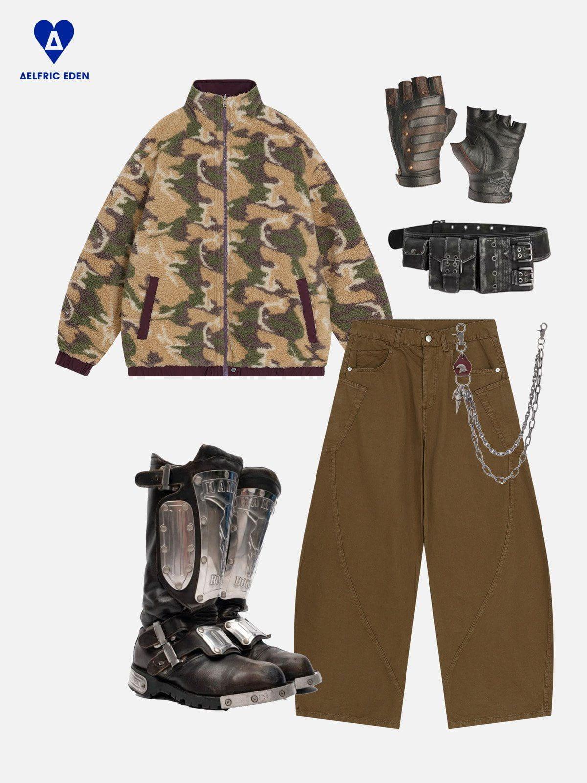 Aelfric Eden Camo Reversible Sherpa Jacket Product Image