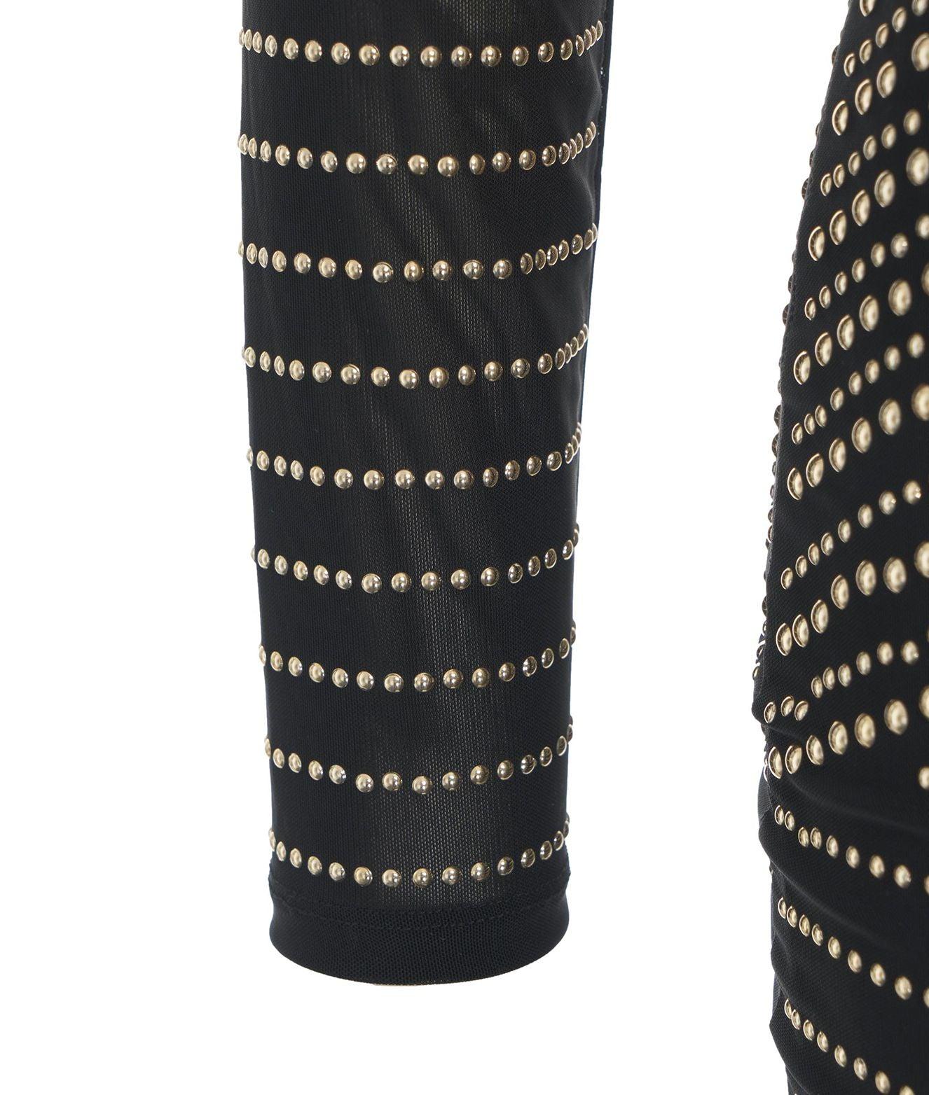 Mini dress with studs Product Image