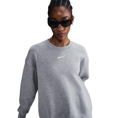 Womens Nike Sportswear Phoenix Fleece Oversized Crew-Neck Sweatshirt | FZ4270-063 Product Image