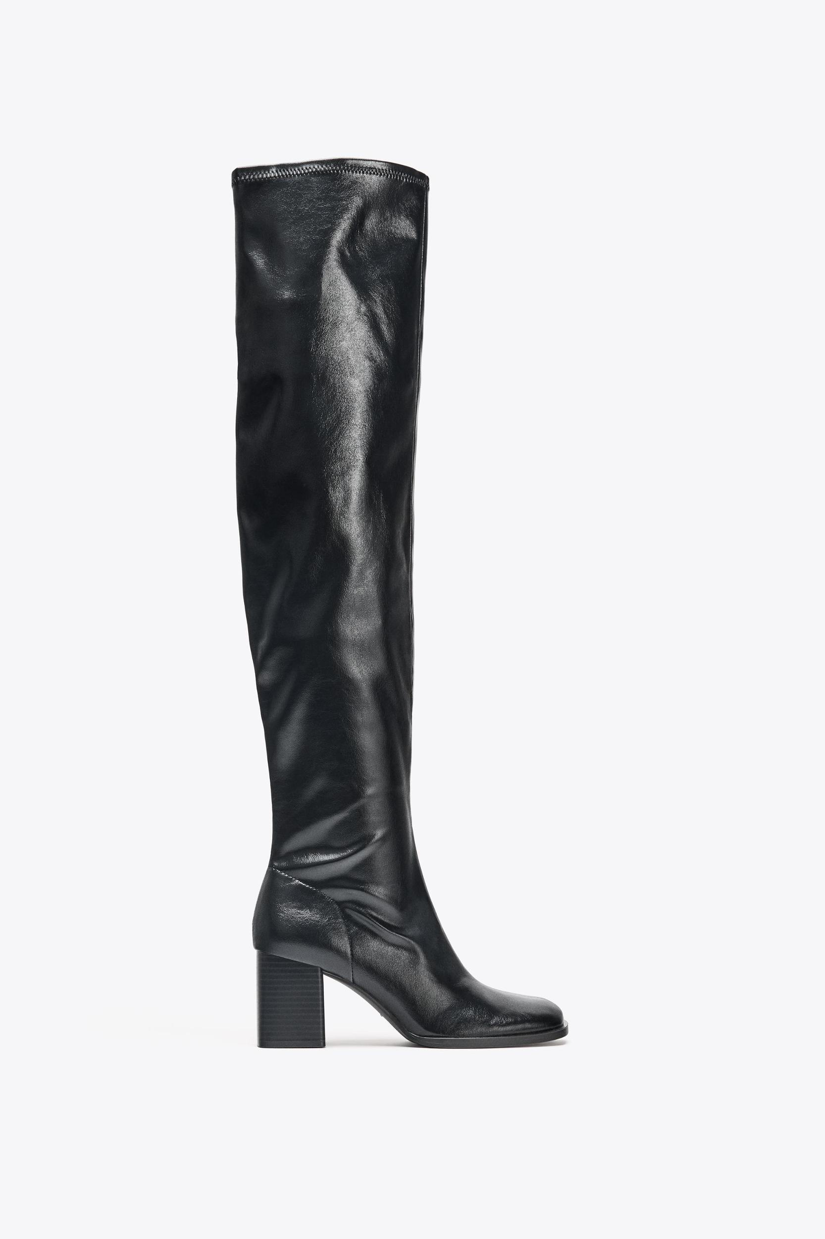 HIGH SHAFT HEELED BOOTS Product Image