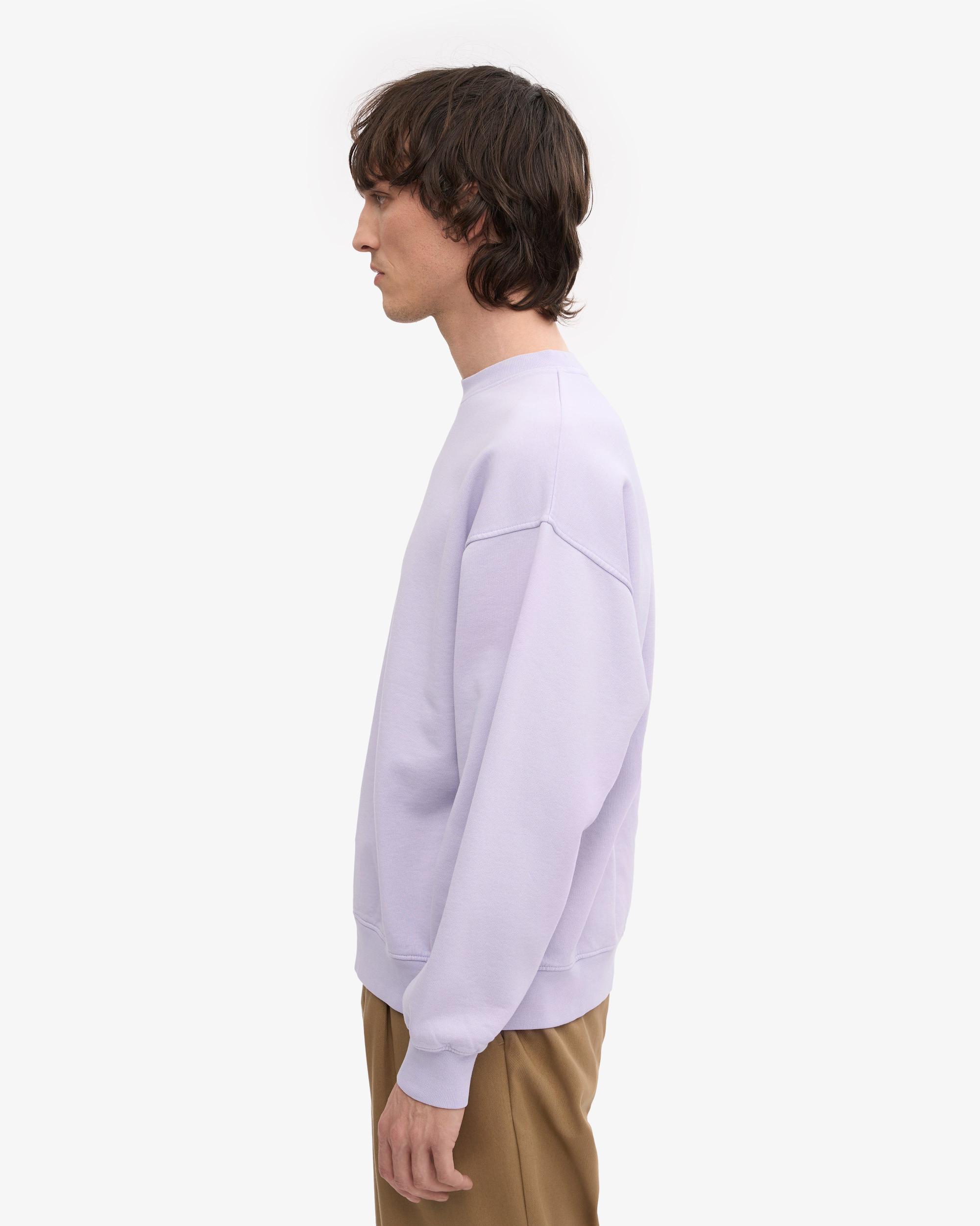 Organic Oversized Crew - Soft Lavender Product Image