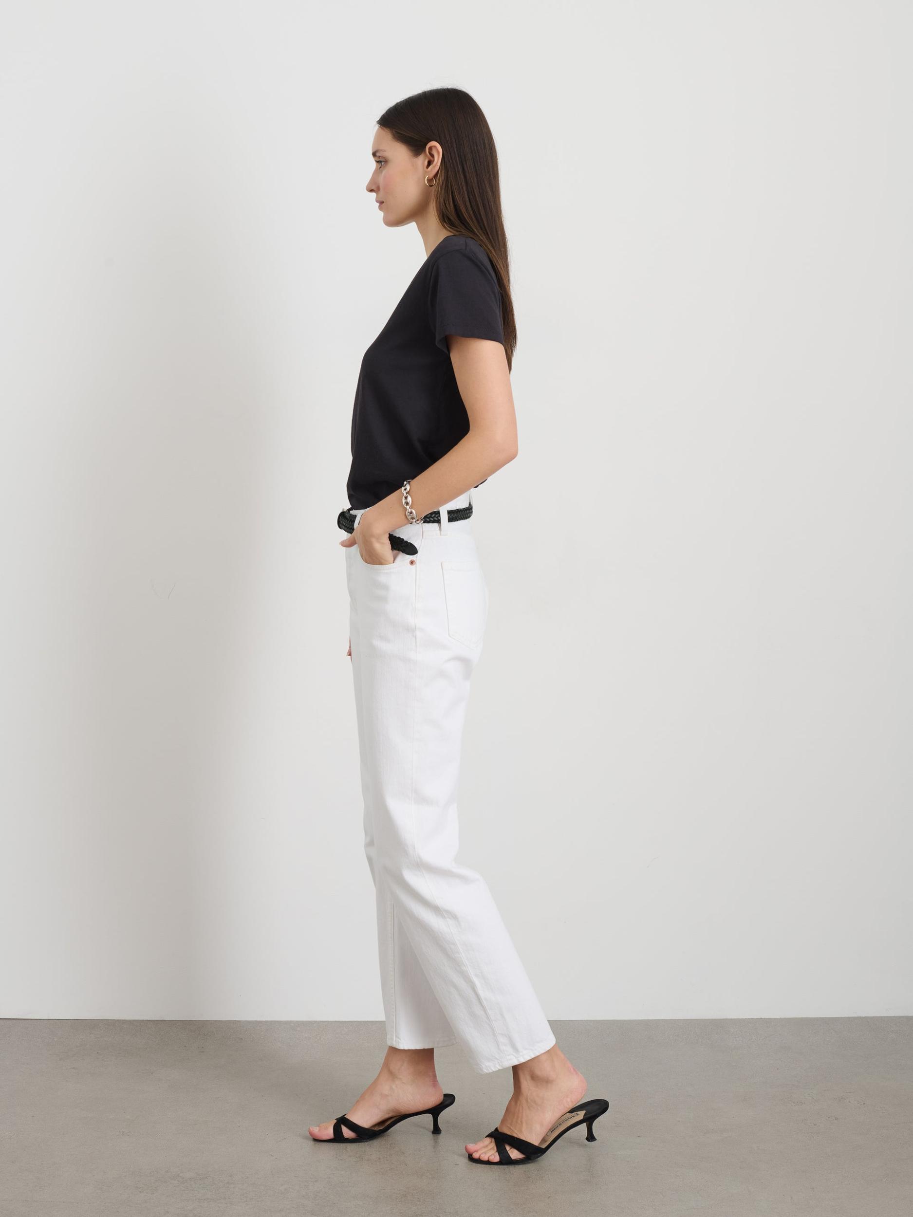 Jane Mid Rise Straight Jean Product Image