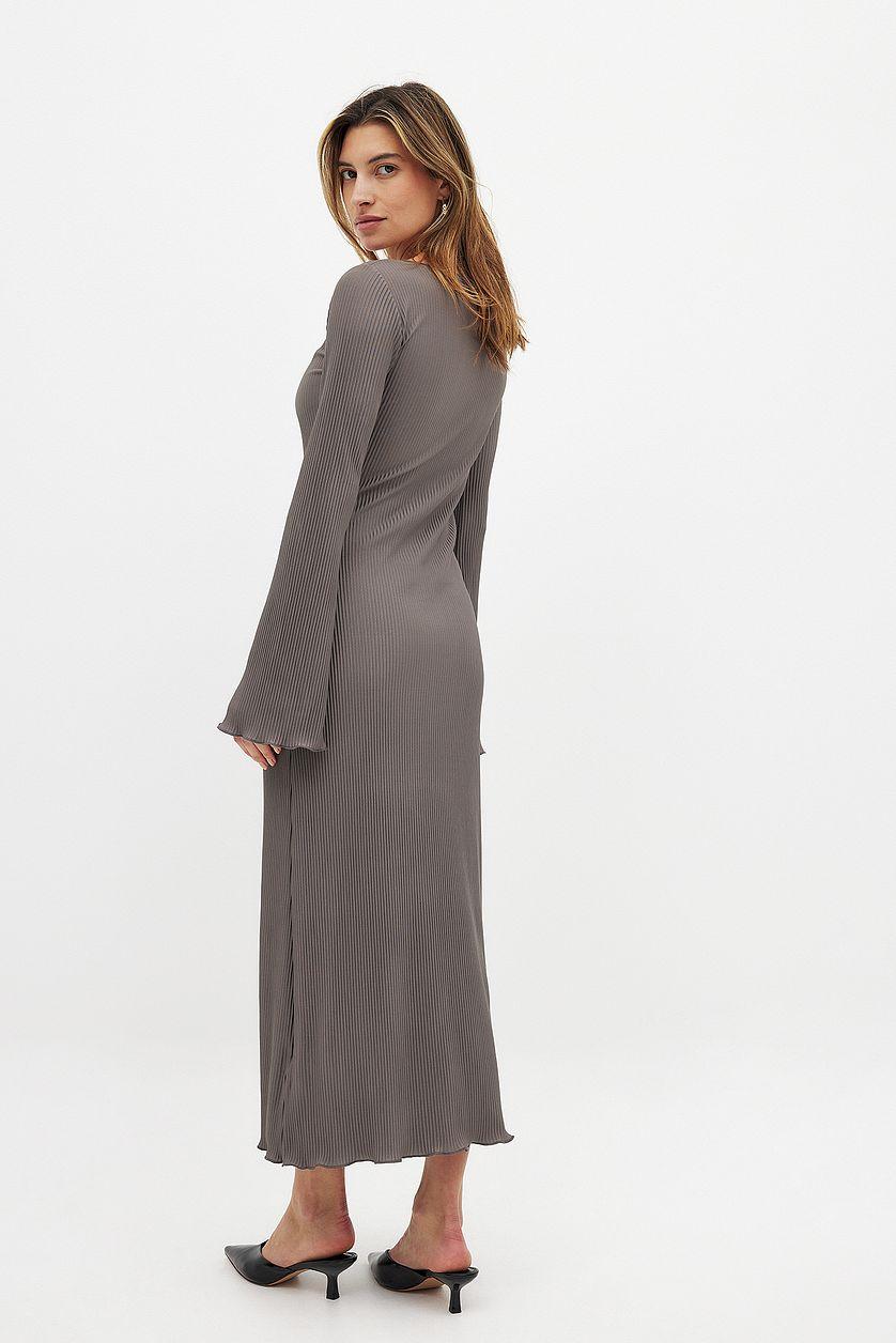 Pleated Midi Dress Product Image