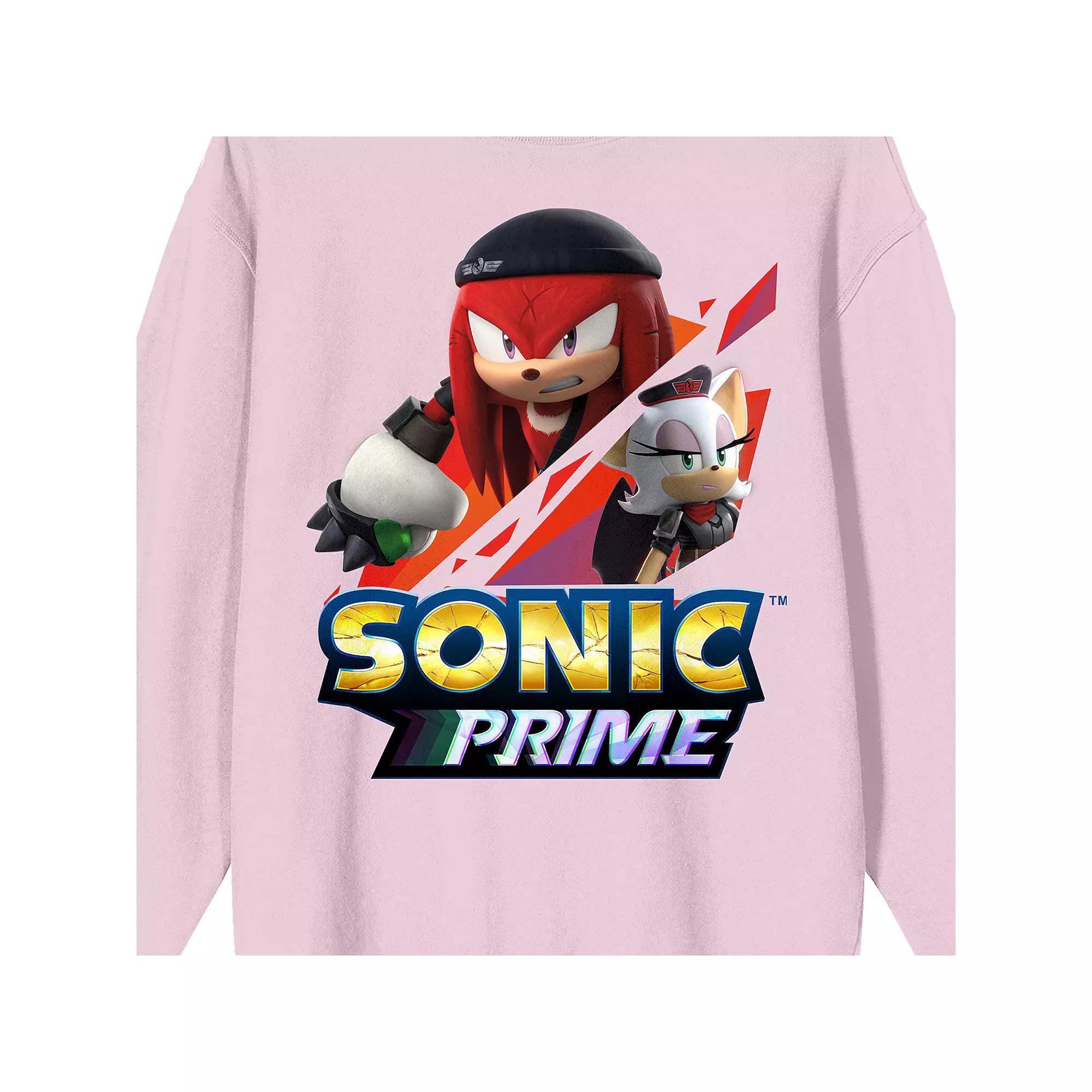 Men's Sonic Prime Renegade Knucks Graphic Tee, Size: Small, Pink Product Image