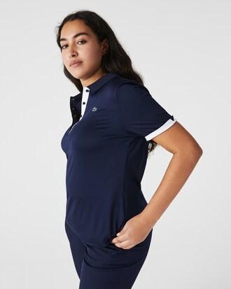 Slim Fit UV Protect Stretch Golf Polo Shirt Product Image