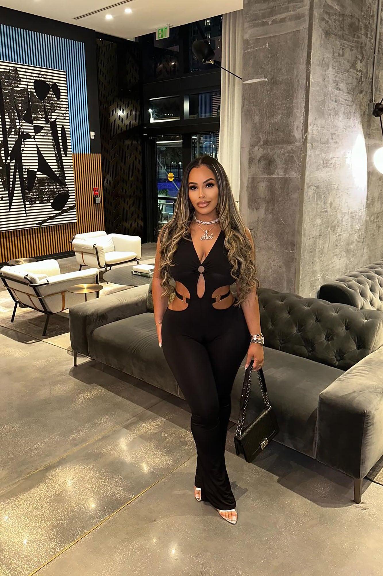 All Loved Up Jumpsuit - Black Product Image