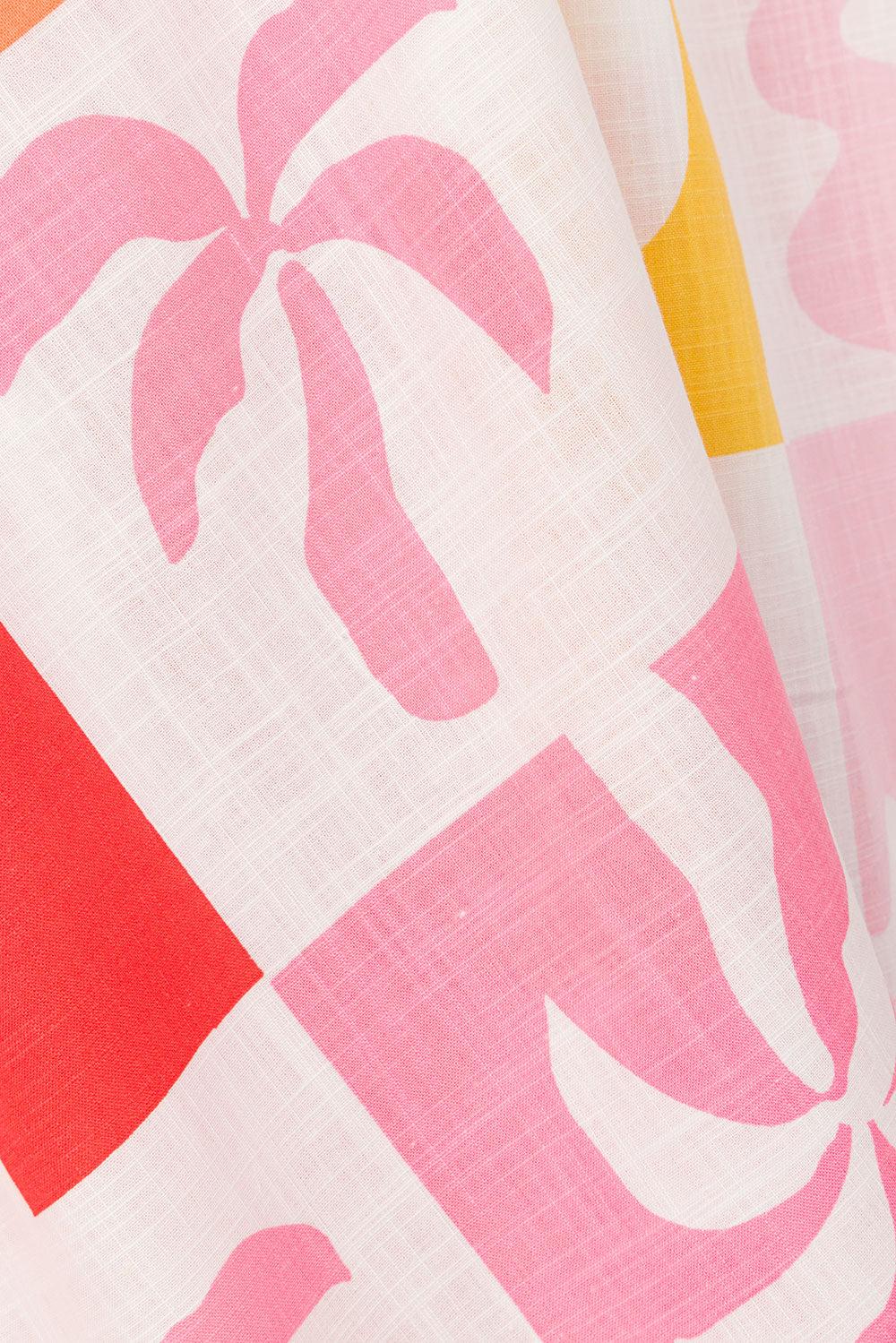 Cooper Skirt - Palm Tile Fuego Product Image