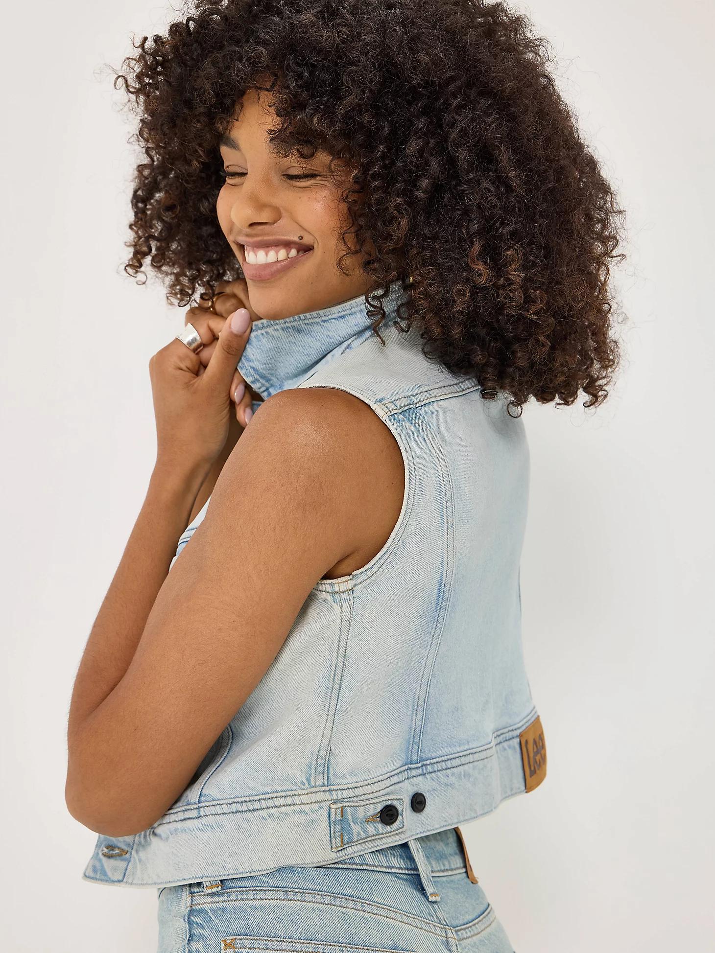 Women's Crop Rider™ Vest | Women's Jackets & Outerwear | Lee® Product Image