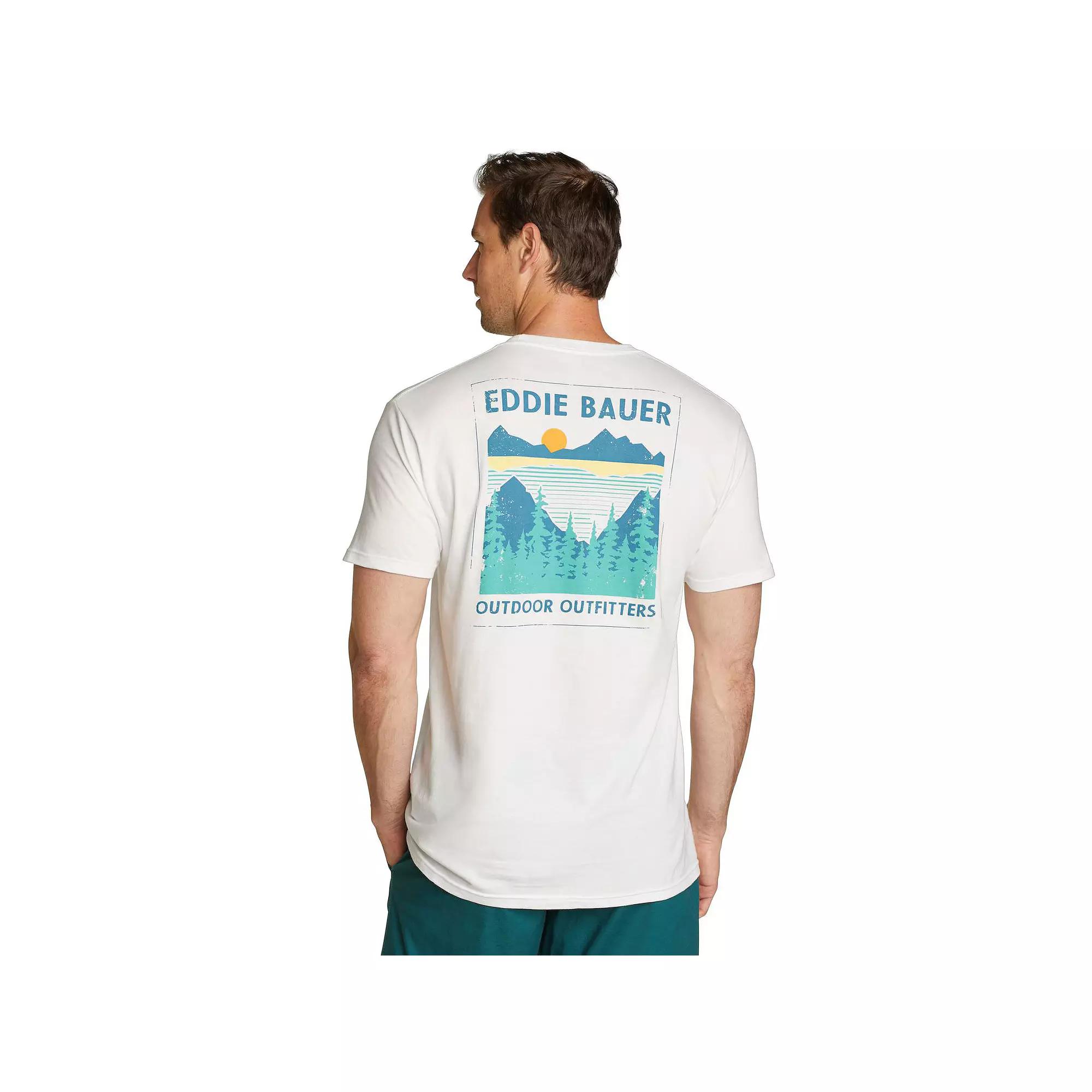Men's Eddie Bauer Graphic Tee, Size: Small, Off White Product Image