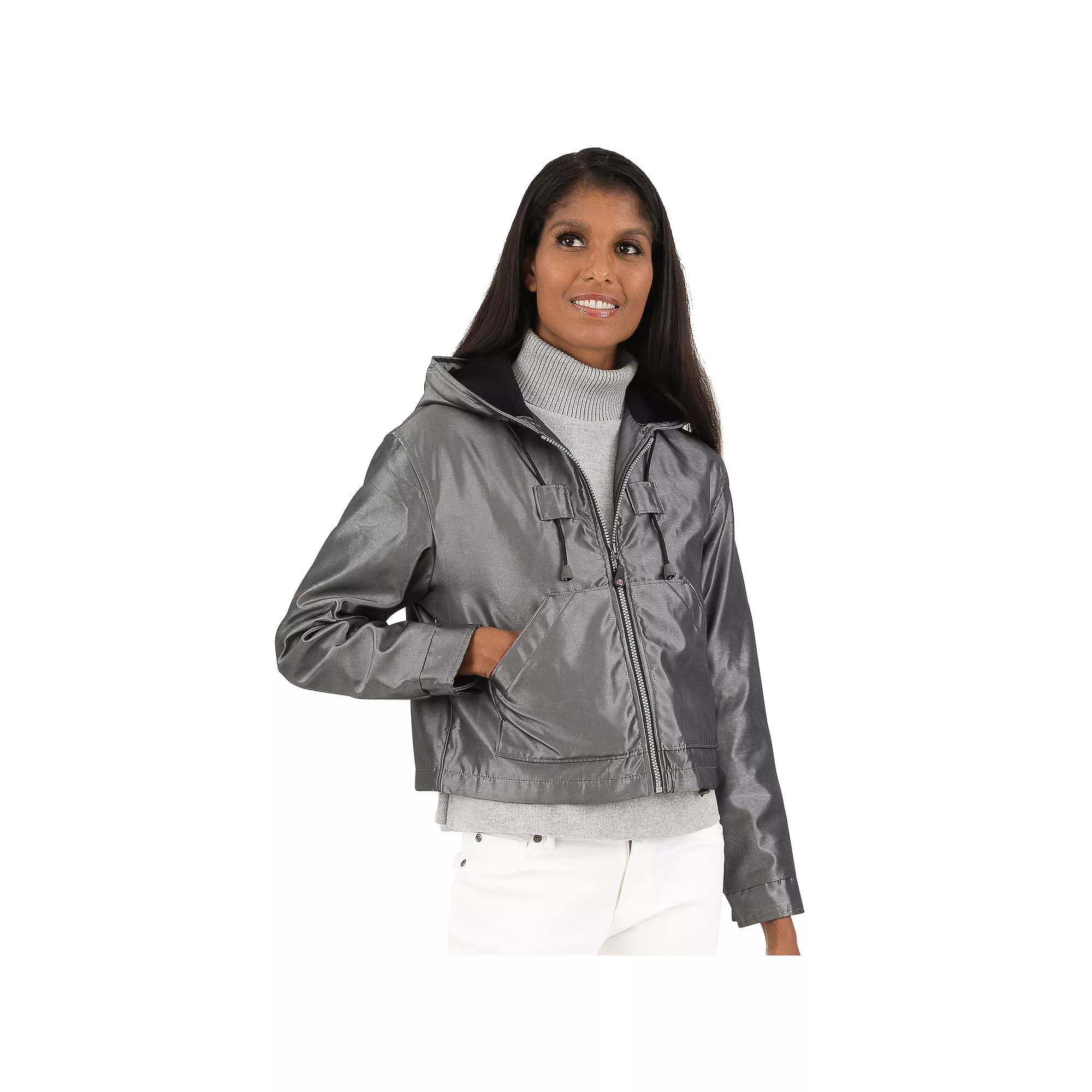 Women's Fleet Street Hooded Crop Jacket,  Product Image