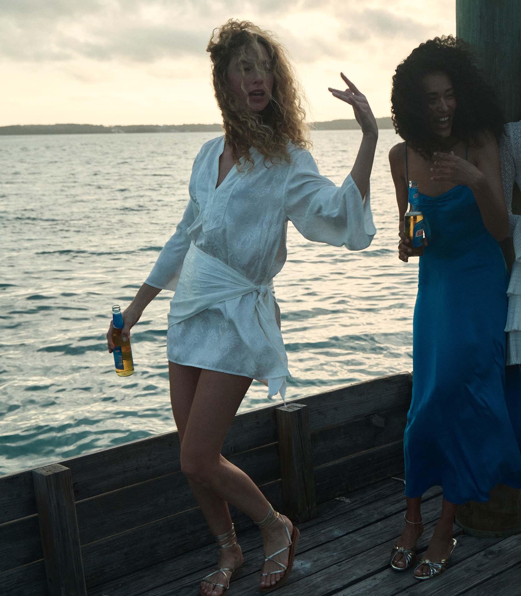 LEONA DRESS -- SALT MARGUERITE JOLIE Product Image