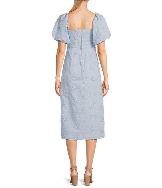 GB Floral Eyelet Midi Dress Product Image