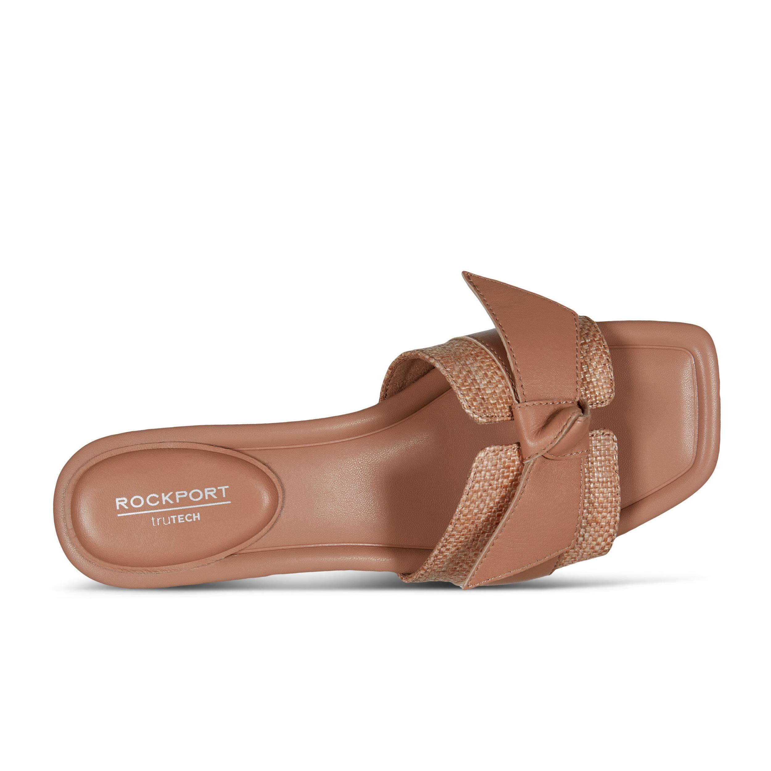 Women's Carsie Block Heel Square Toe Slip-on Sandals Product Image