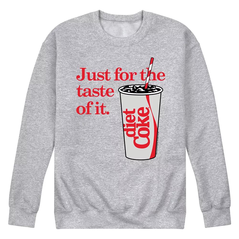Men's Diet Coke Just For Taste of It Fleece Sweatshirt,  Product Image