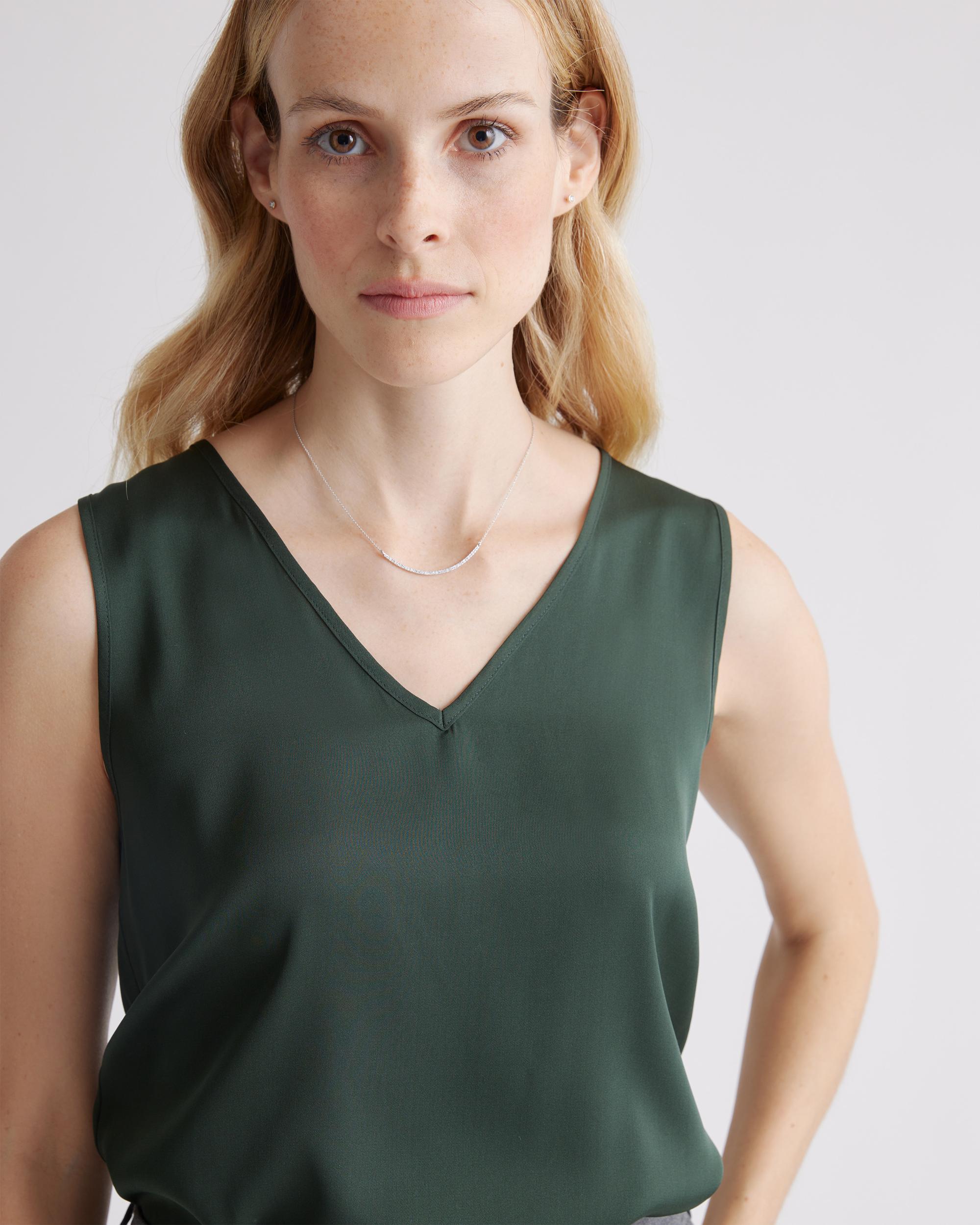 Quince | Women's Washable Stretch Silk Tank Top Product Image