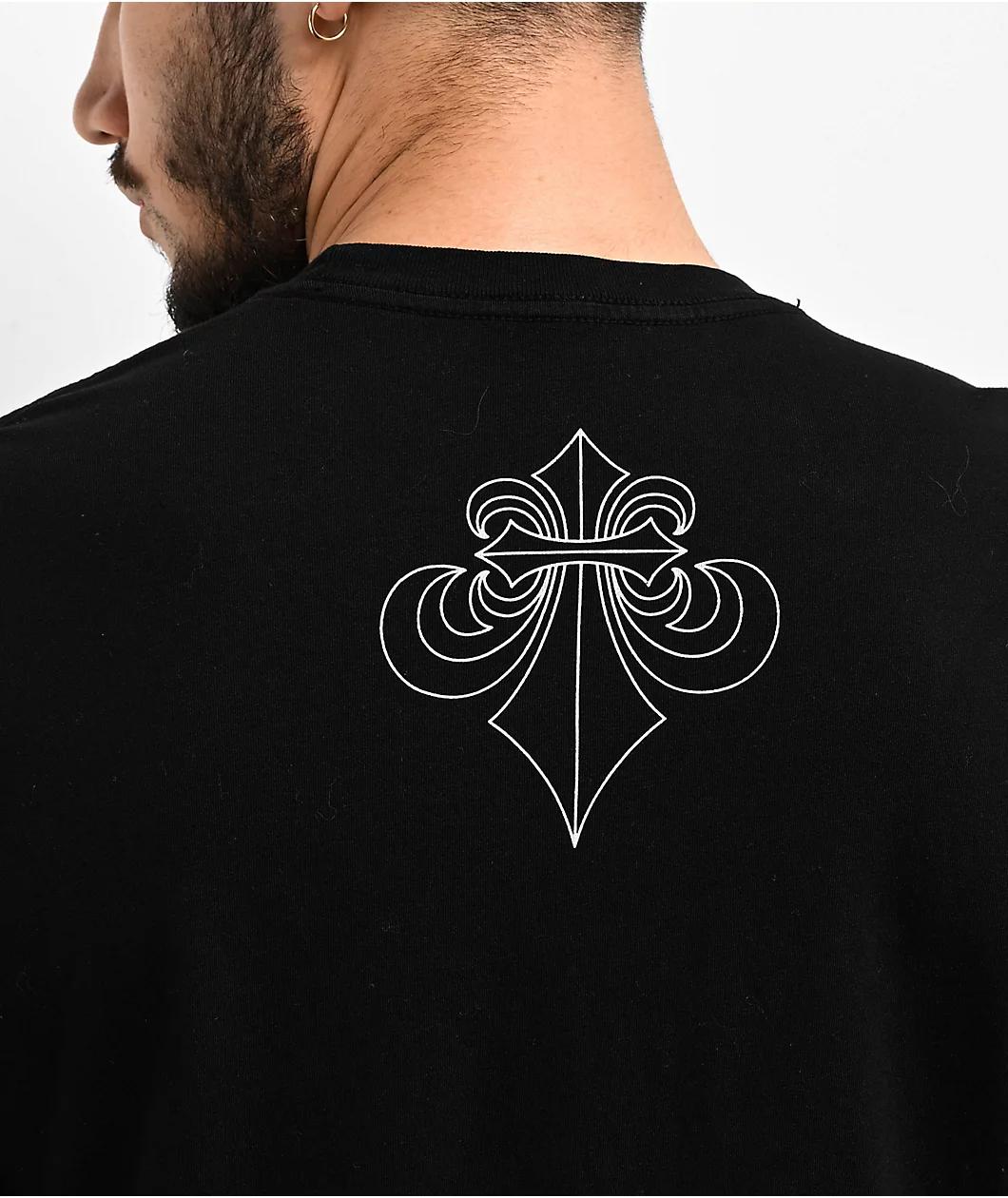 Affliction Black Night Black Long Sleeve T-Shirt Product Image