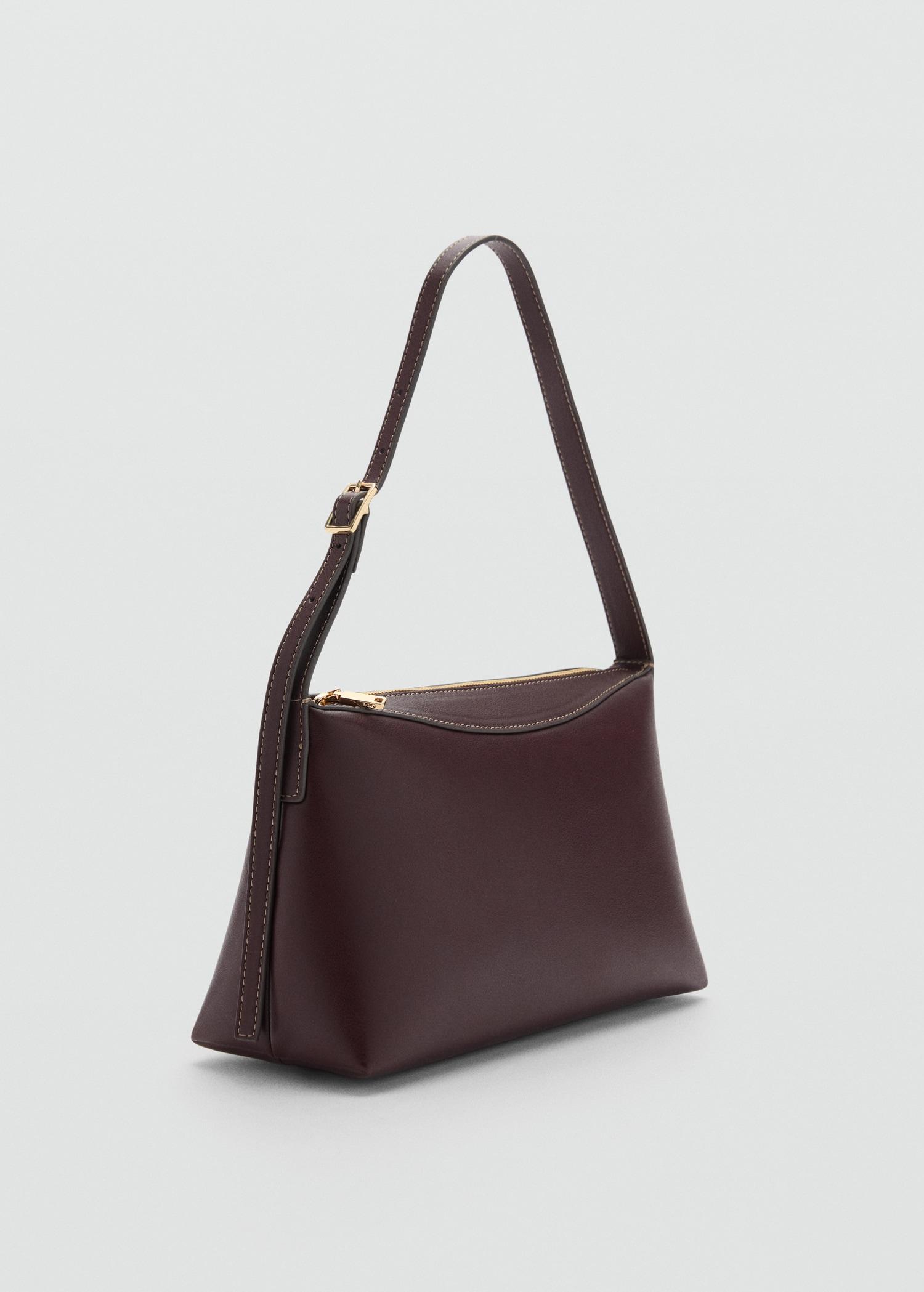 Shoulder bag with zip - Women | MANGO USA Product Image