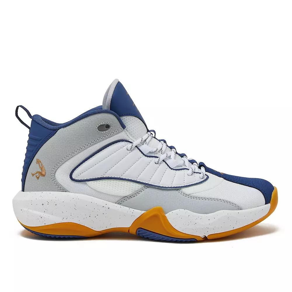 Shaq Speed Demon Men's Basketball Shoes, Size: 9.5, Bright White Gray Product Image