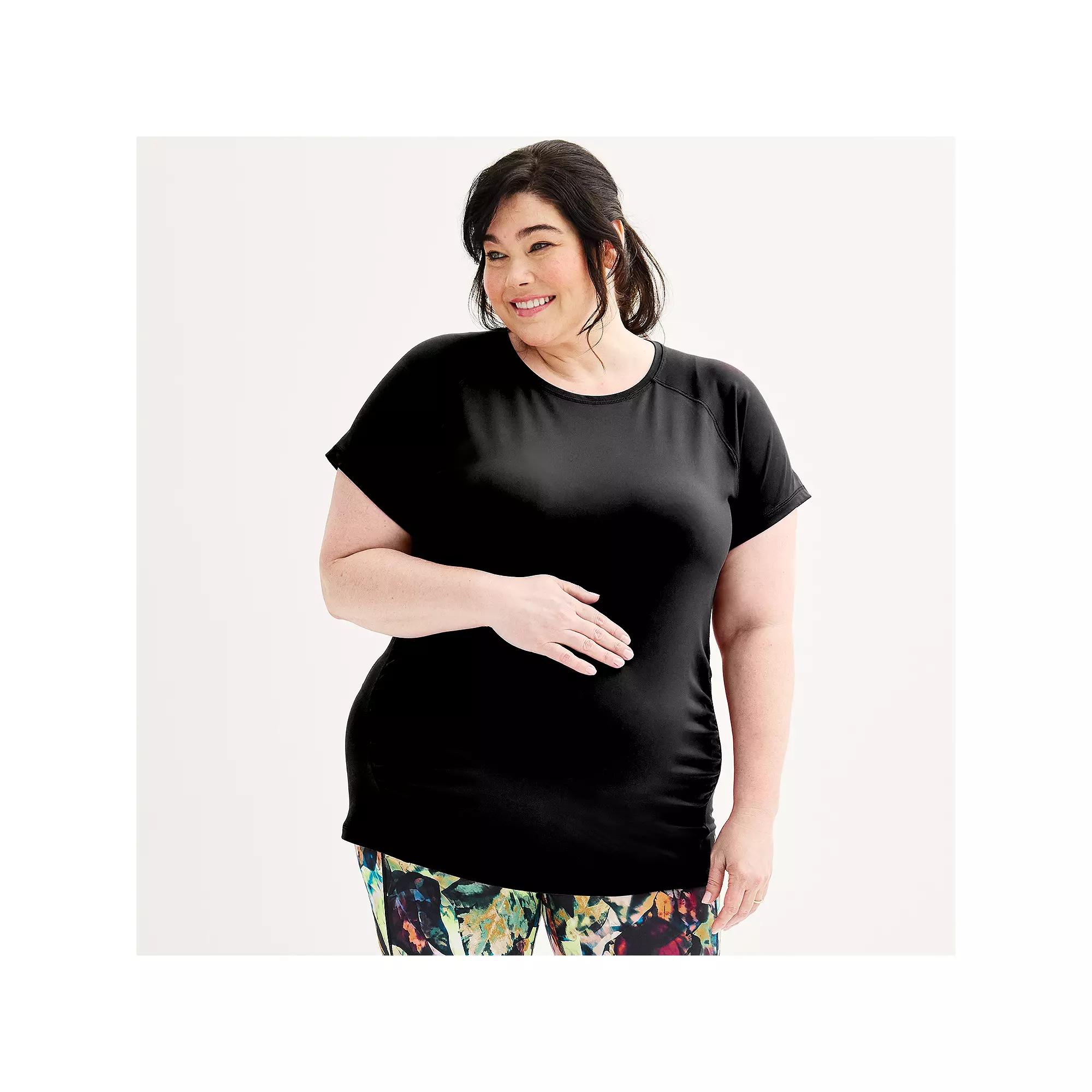 Plus Maternity Tek Gear® Dry Tek Tee, Women's,  Product Image
