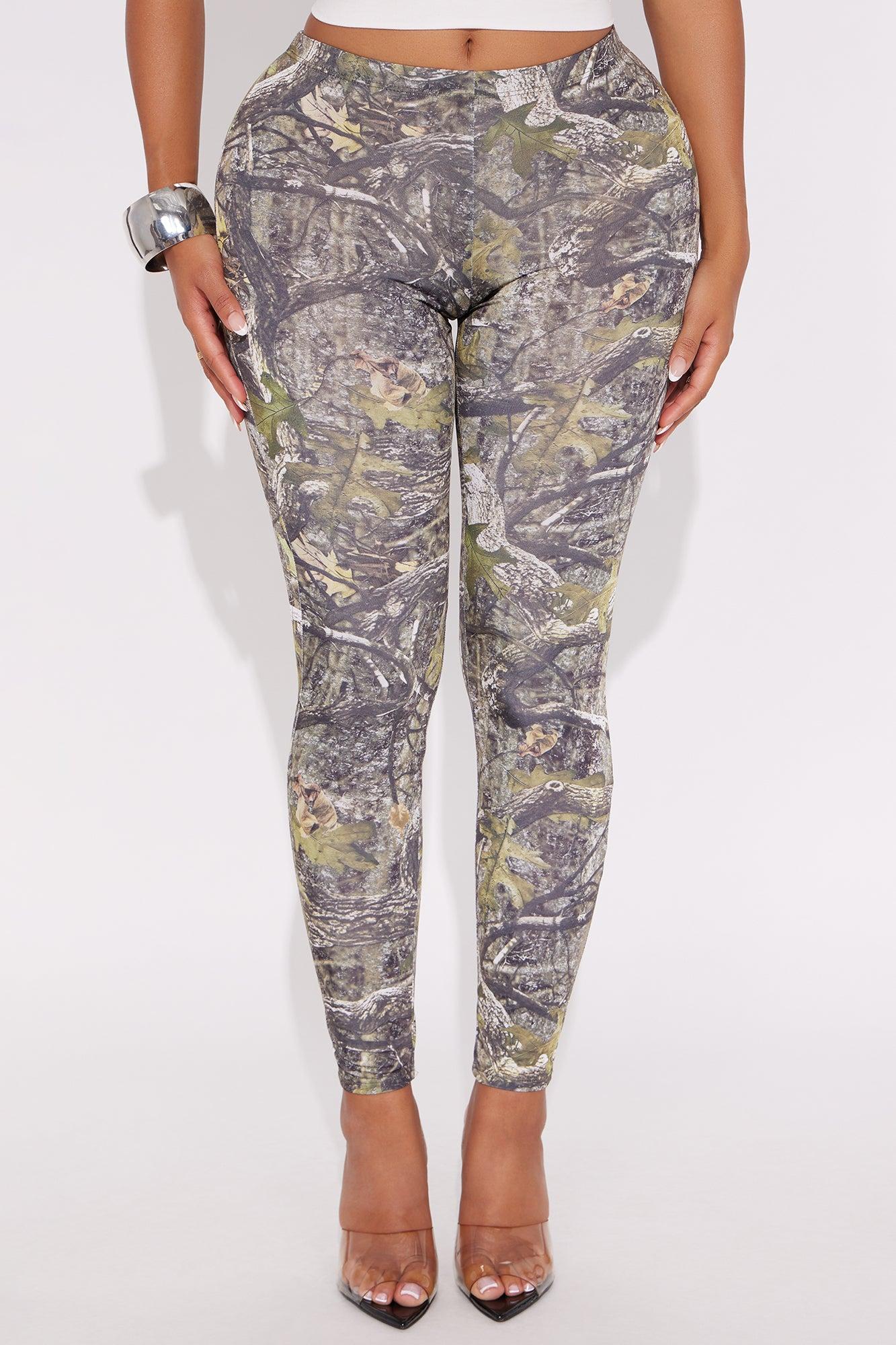 Nowhere In Sight High Rise Camo Legging - Camouflage Female Product Image