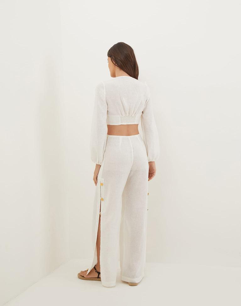 Alessia Pants - Off White Product Image