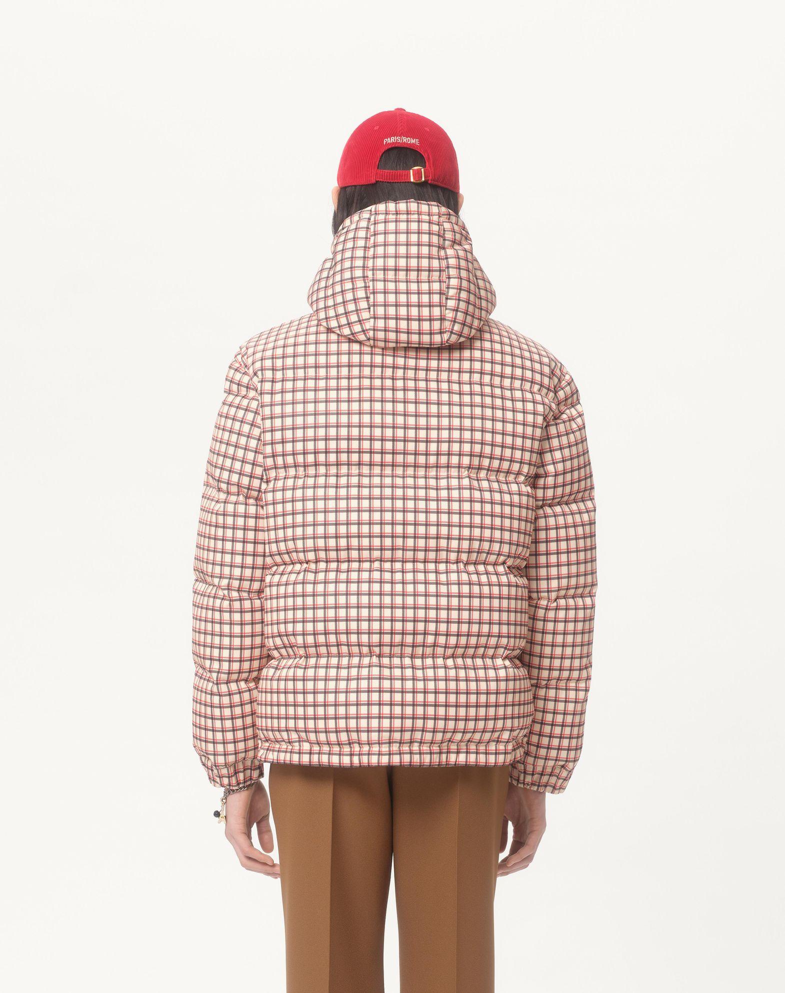 Nylon Hooded Down Jacket With Vlogo Patch Product Image