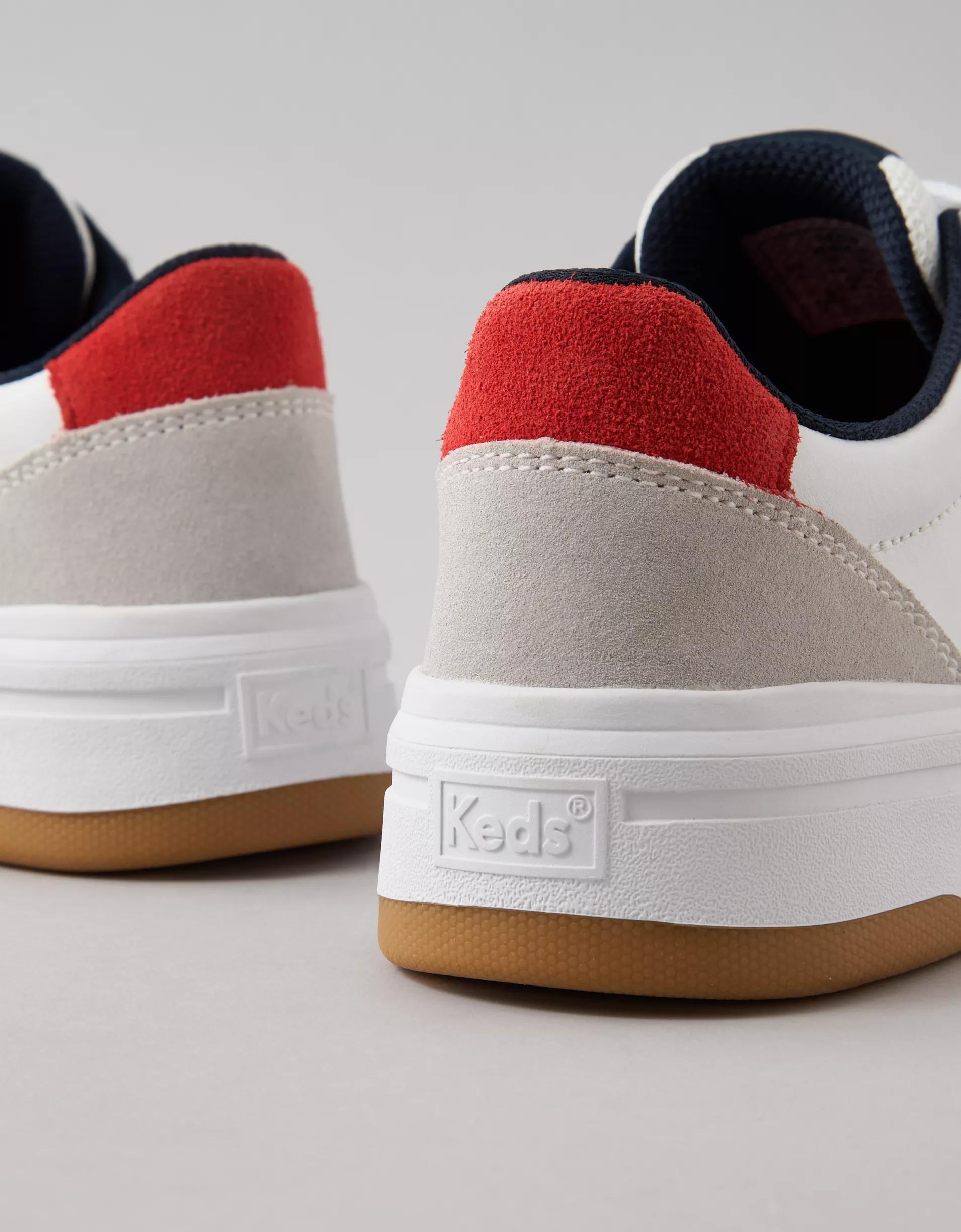 Keds The Court Leather Lace-Up Sneaker Product Image