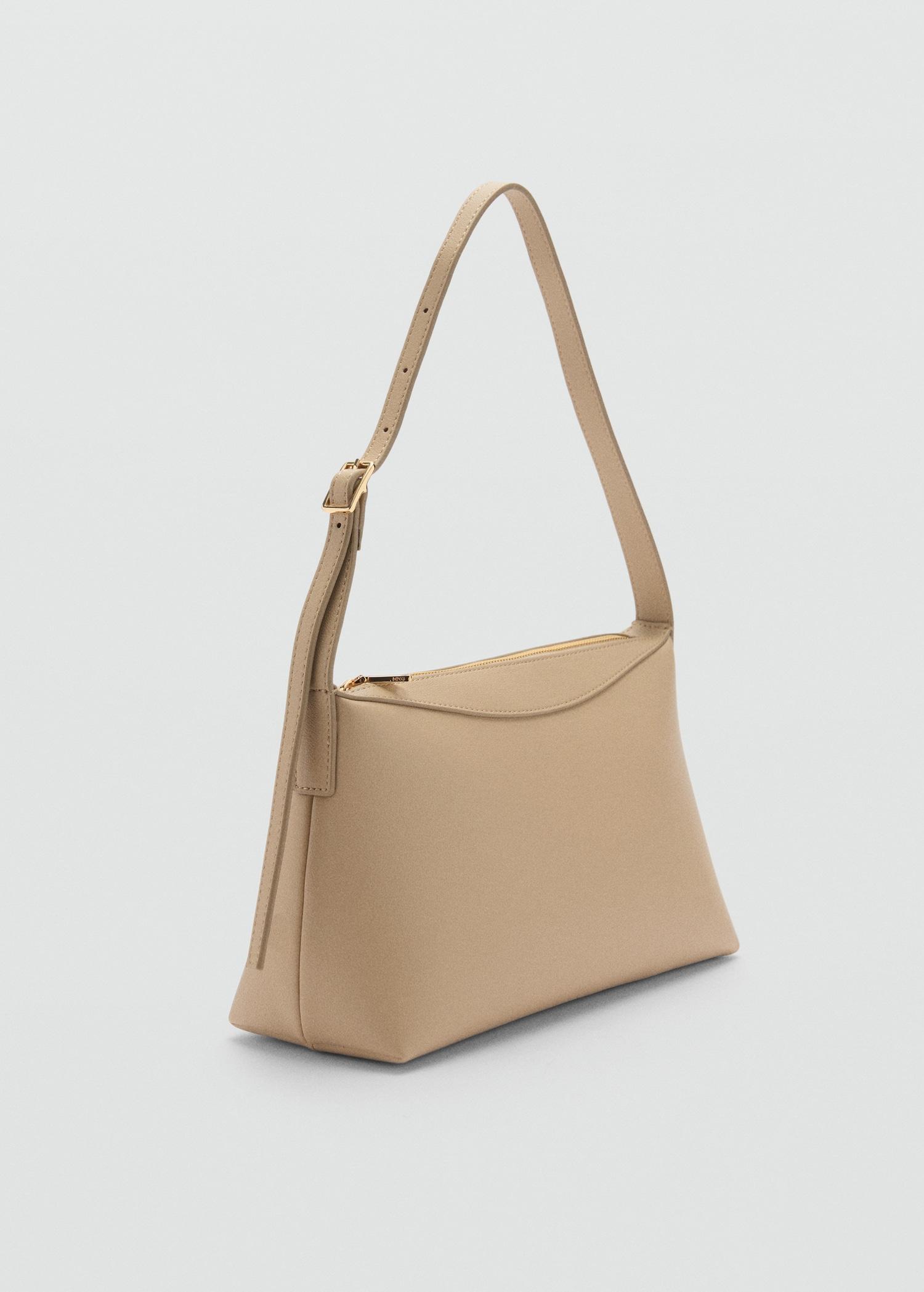 Shoulder bag with zip - Women | MANGO USA Product Image