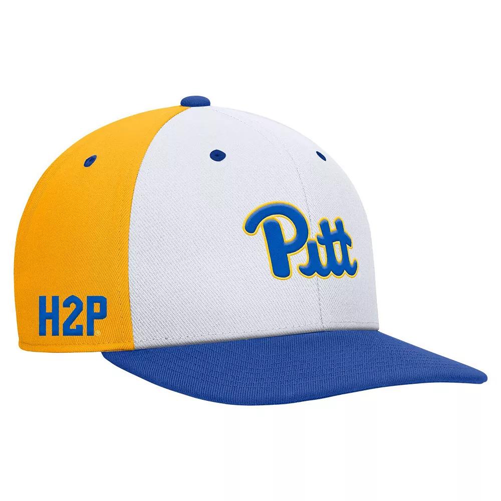Men's Nike White/Gold Pitt Panthers Pro Performance Snapback Hat,  Product Image