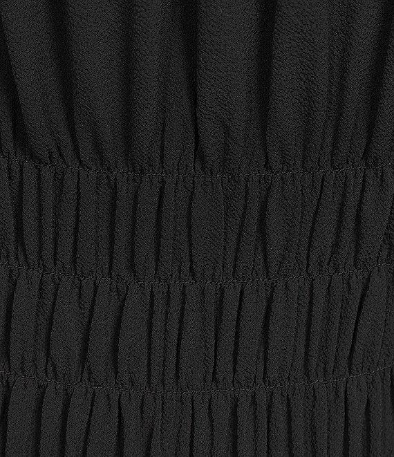 Alex Marie Bentley Pebble Crepe Scoop Neck Sleeveless Maxi Dress Product Image