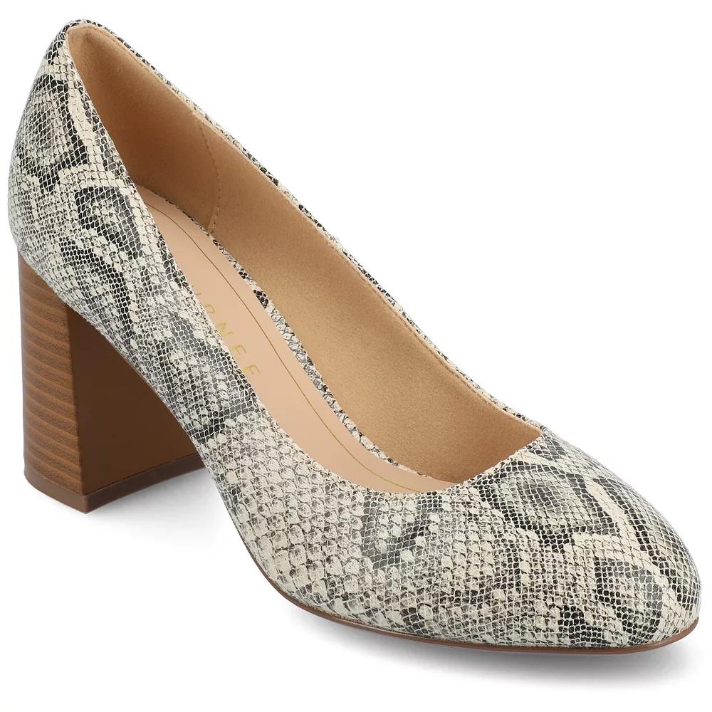 Journee Seraphina Covered Block Heel Women's Shoes,  Product Image