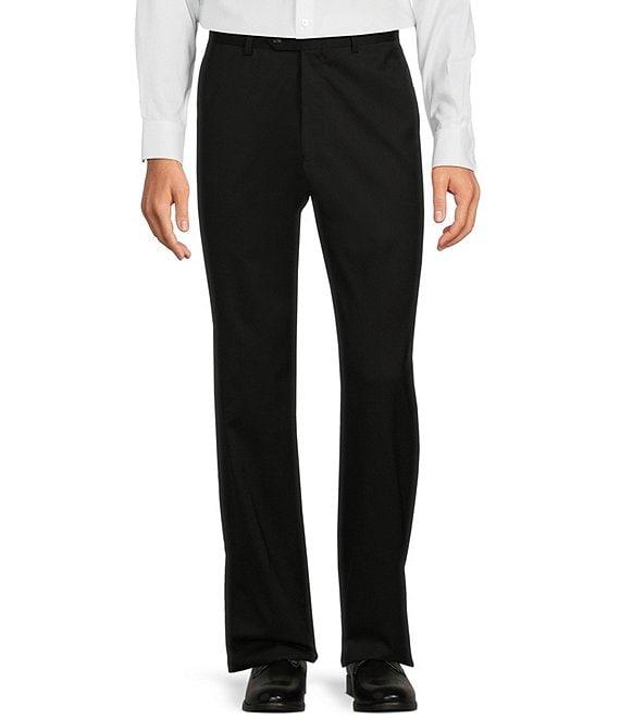Hart Schaffner Marx Chicago Classic Fit Flat Front Solid Dress Pants Product Image