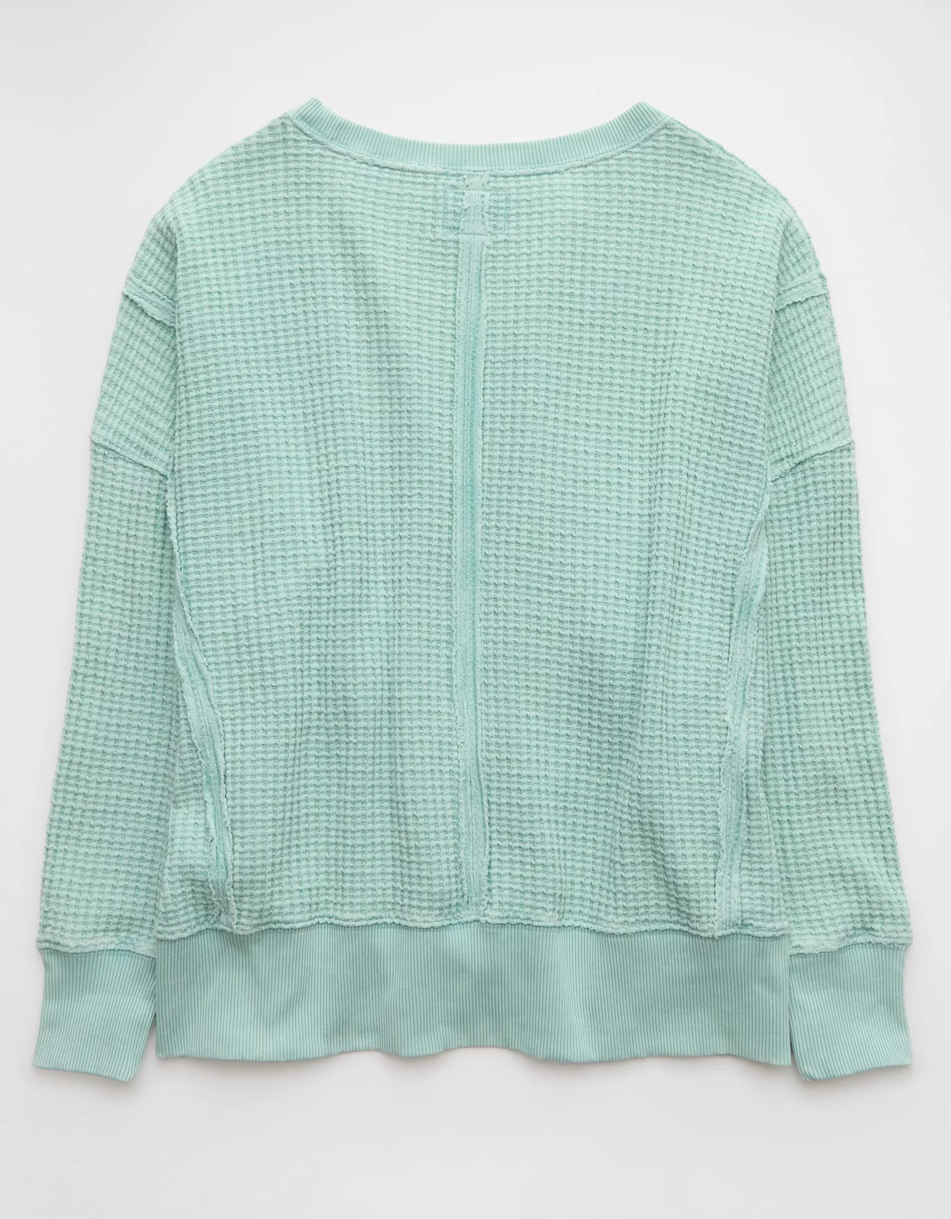 AE Big Hug Waffle Sweatshirt Product Image