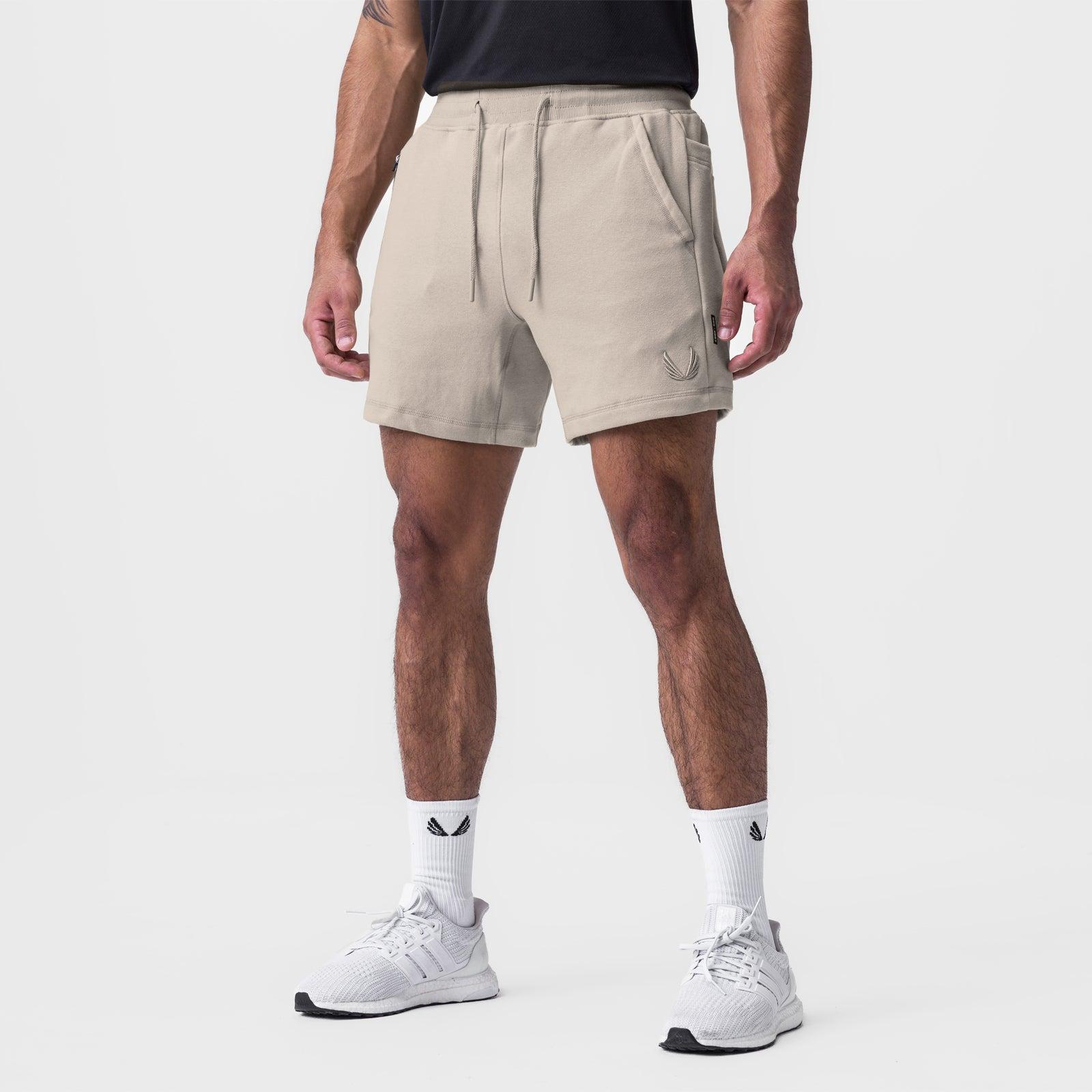 0867. Tech-Terry™ Sidelock Sweat Short - Sand Smoke Male Product Image