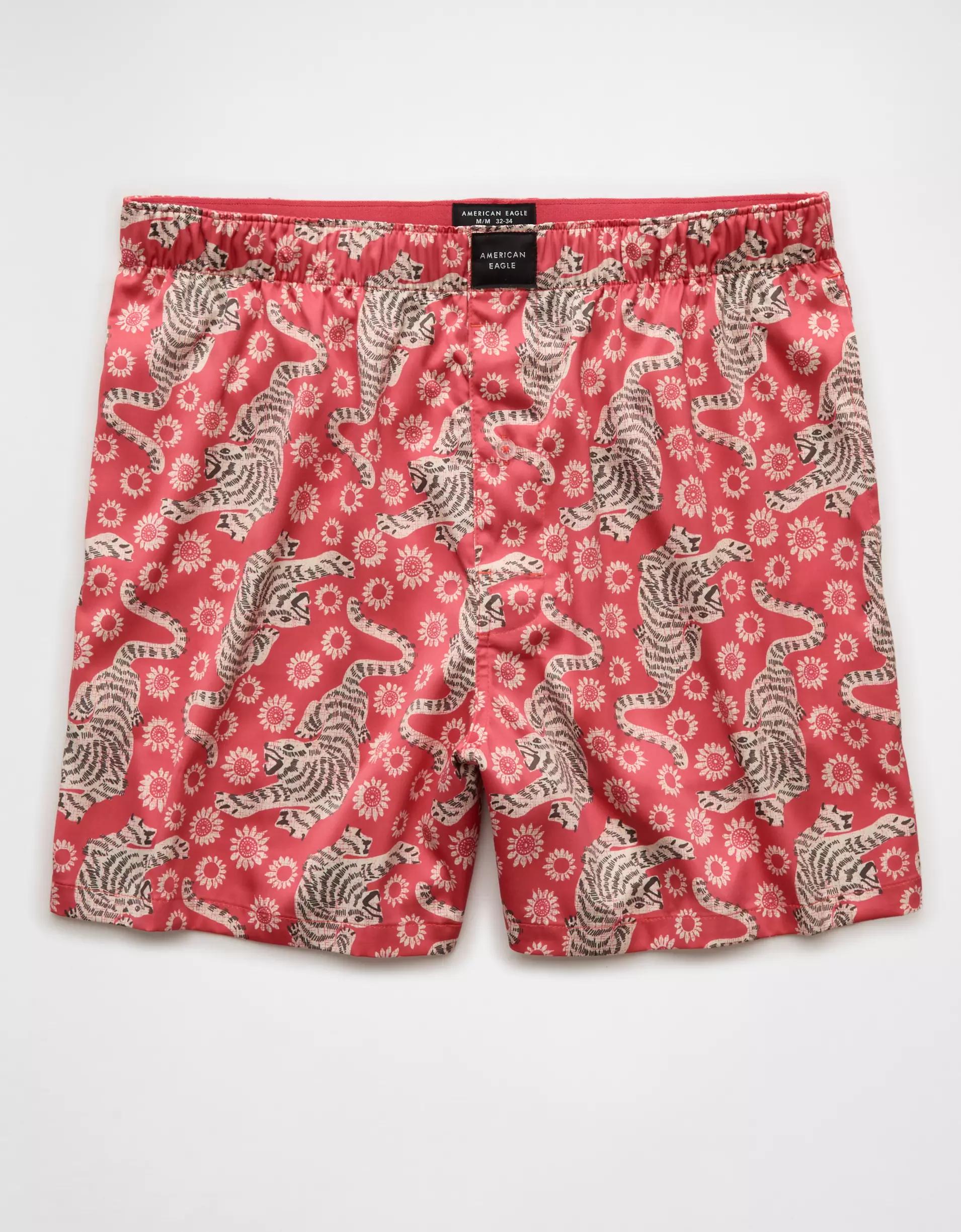 AEO Men's Valentine's Day Satin Pocket Boxer Short Product Image
