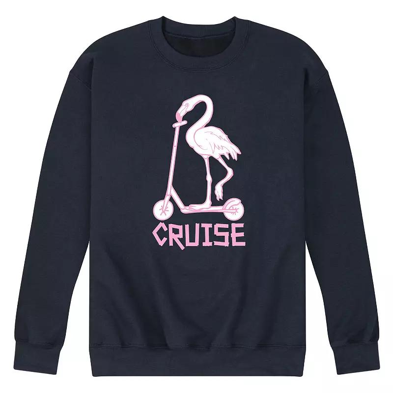 Men's Flamingo Cruise Graphic Fleece Sweatshirt,  Product Image
