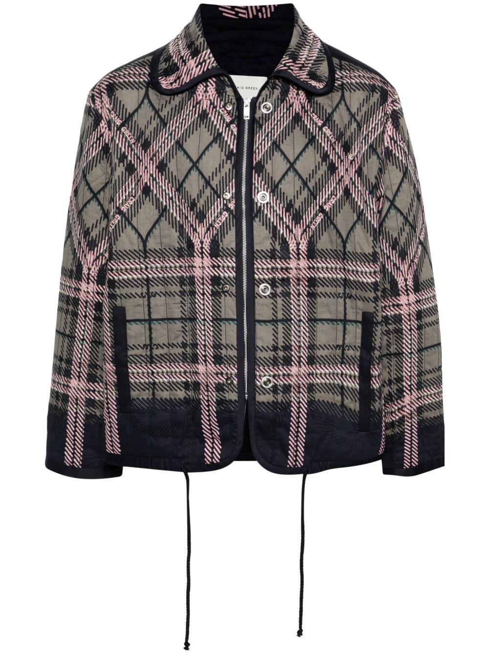 plaid-check jacket Product Image