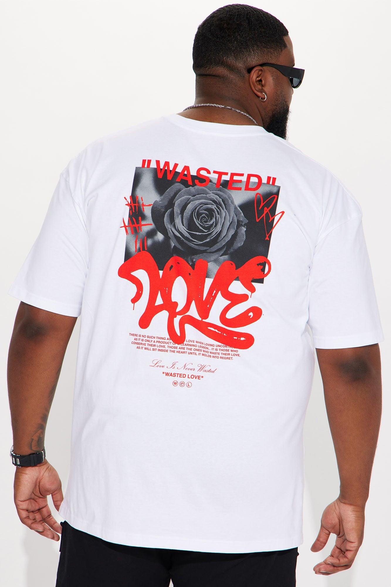 Wasted Love Silence Short Sleeve Tee - White Product Image