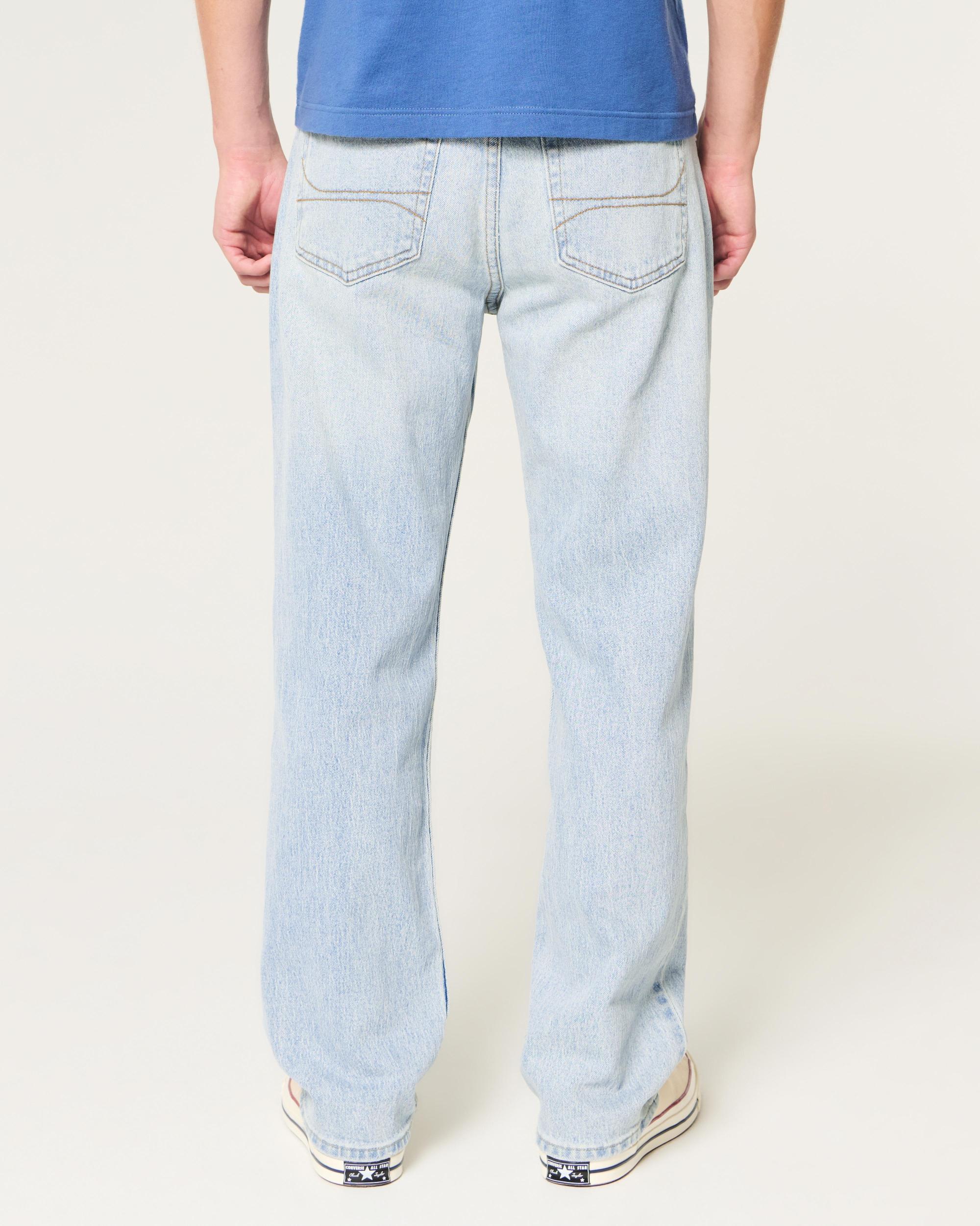 Light Wash Loose Jeans Product Image