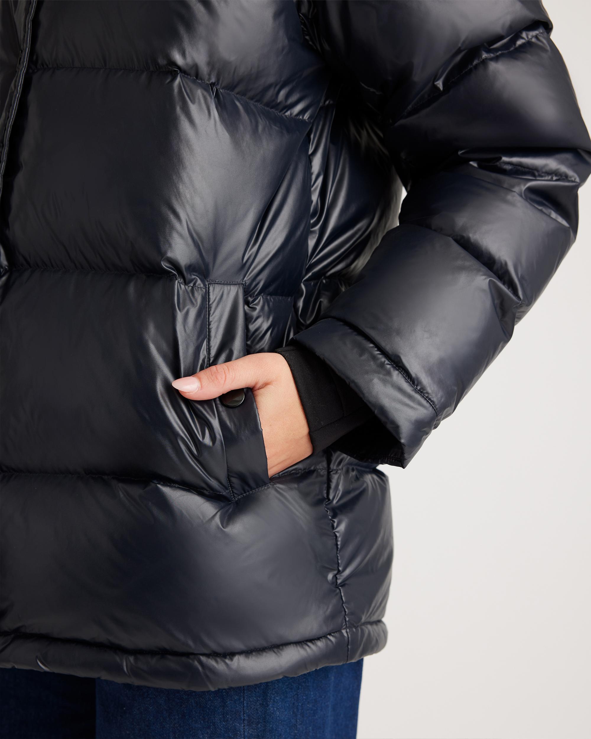 Quince | Women's Responsible Down Cropped Puffer Jacket Size XL, Recycled Polyester Product Image