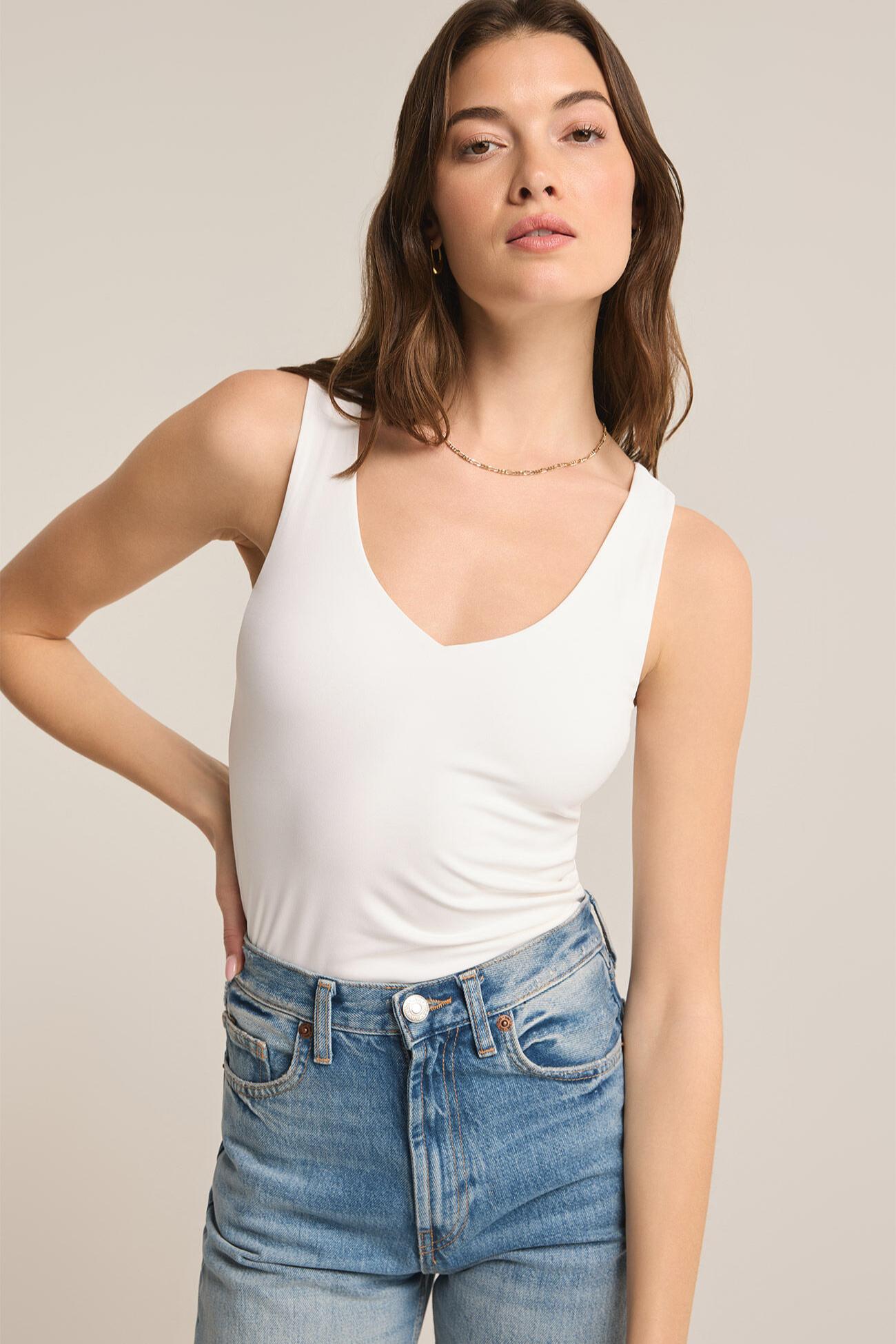 Avala V Neck So Smooth Top Product Image