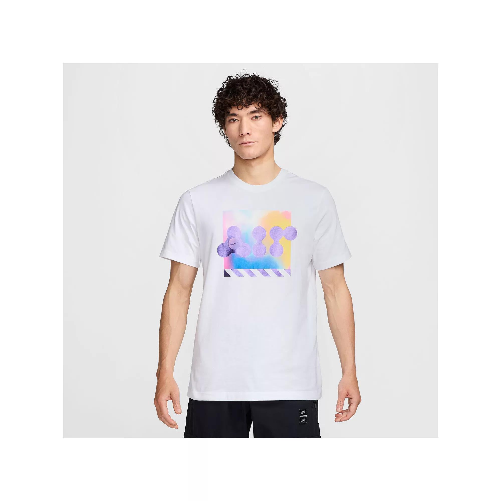Men's Nike Bubble Air Sportswear Tee, Size: XL, White Product Image