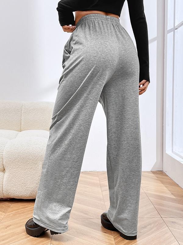 Cross Print Drawstring Sweatpants Product Image