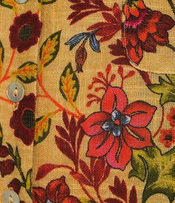 A Loves A Woven Floral Print High Rise Tassel Tie Coordinating Shorts Product Image