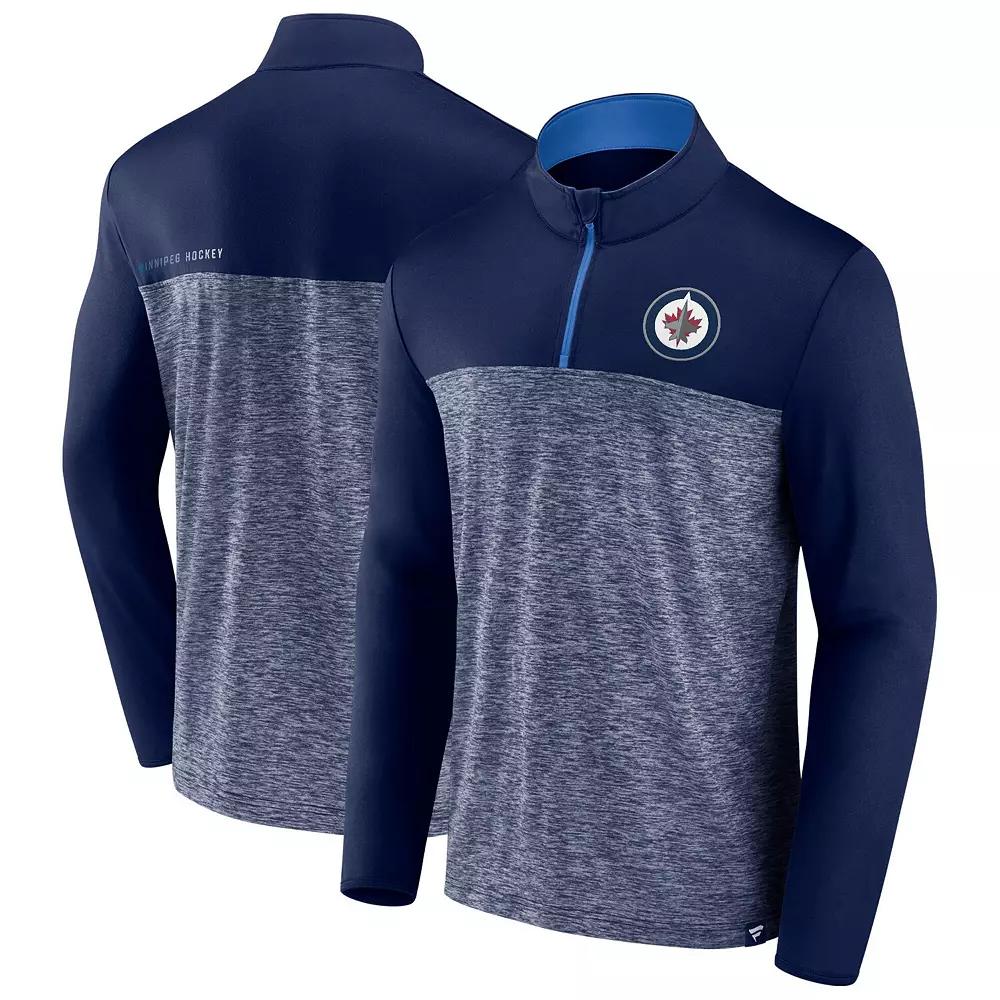 Men's Fanatics Blue St. Louis Blues Iconic Defender Quarter-Zip Jacket,  Product Image