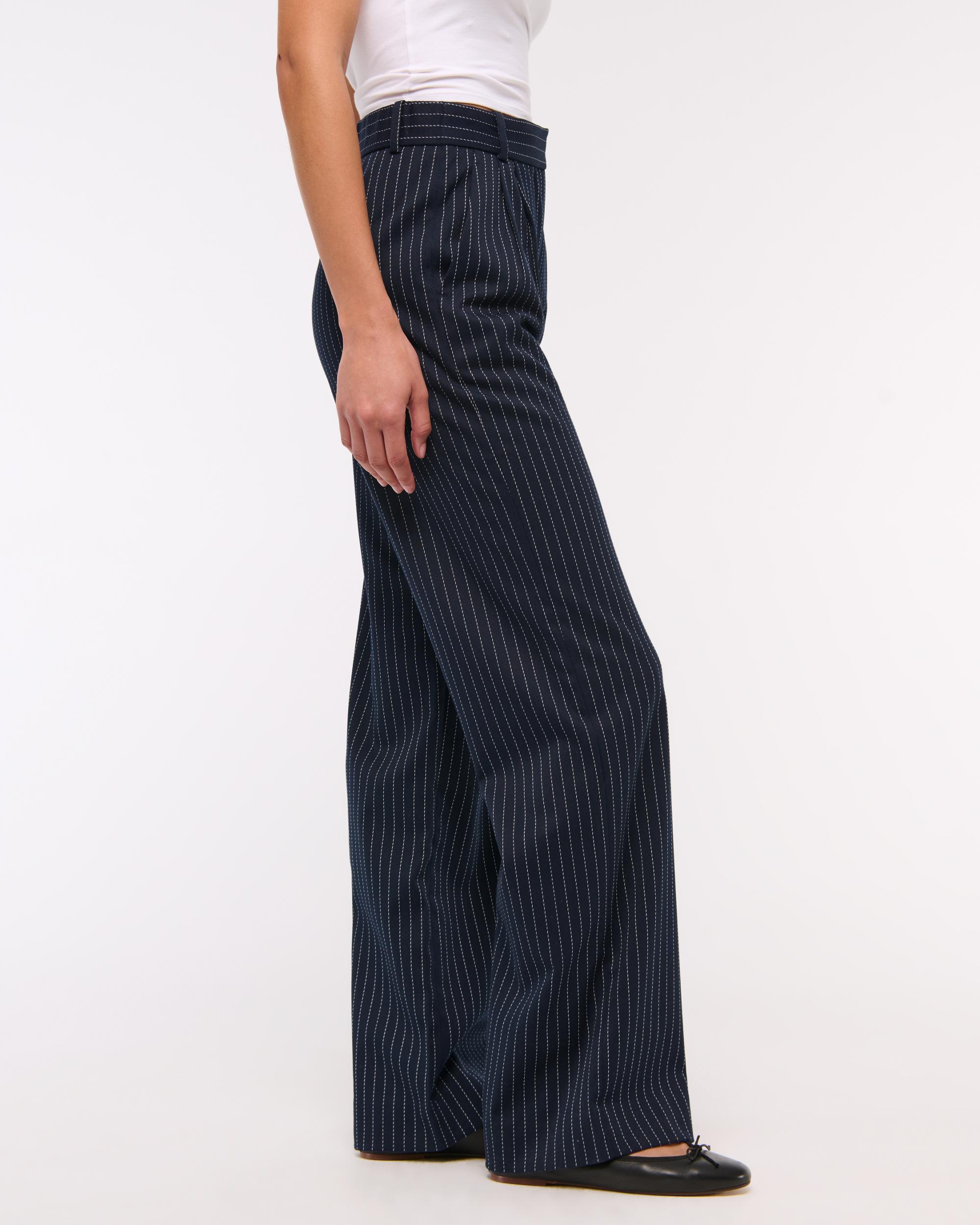 A&F Sloane Tailored Wide Leg Pant Product Image
