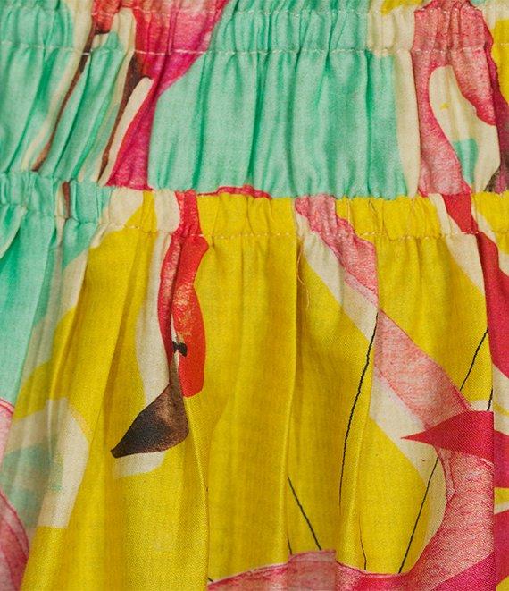 Antonio Melani Chappell Tropical Printed Smocked Babydoll Dress Product Image