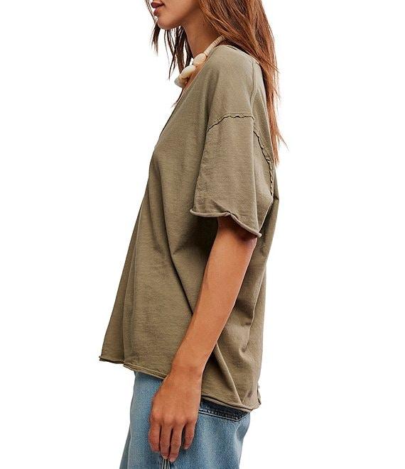 Free People Nina V-Neck Short Sleeve Tee Product Image