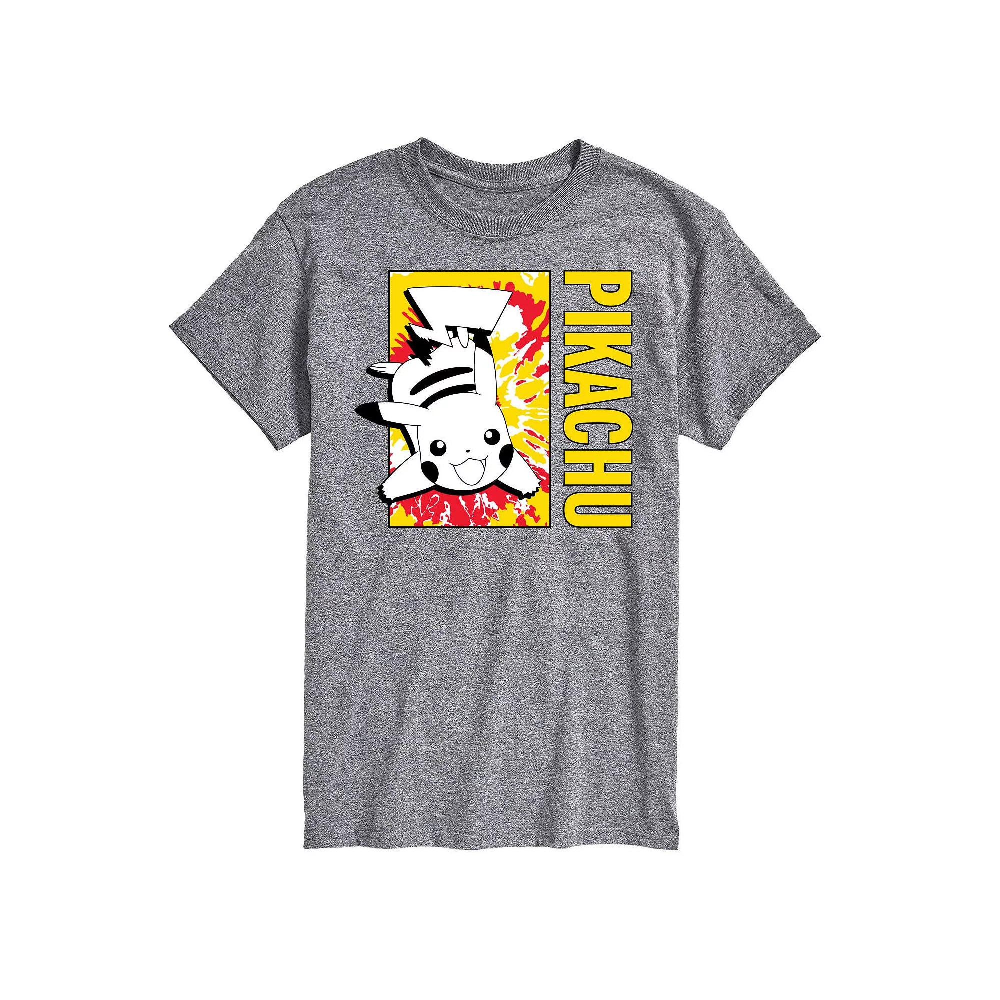 Big & Tall Pokémon Tie Dye Pikachu Graphic Tee, Men's,  Product Image